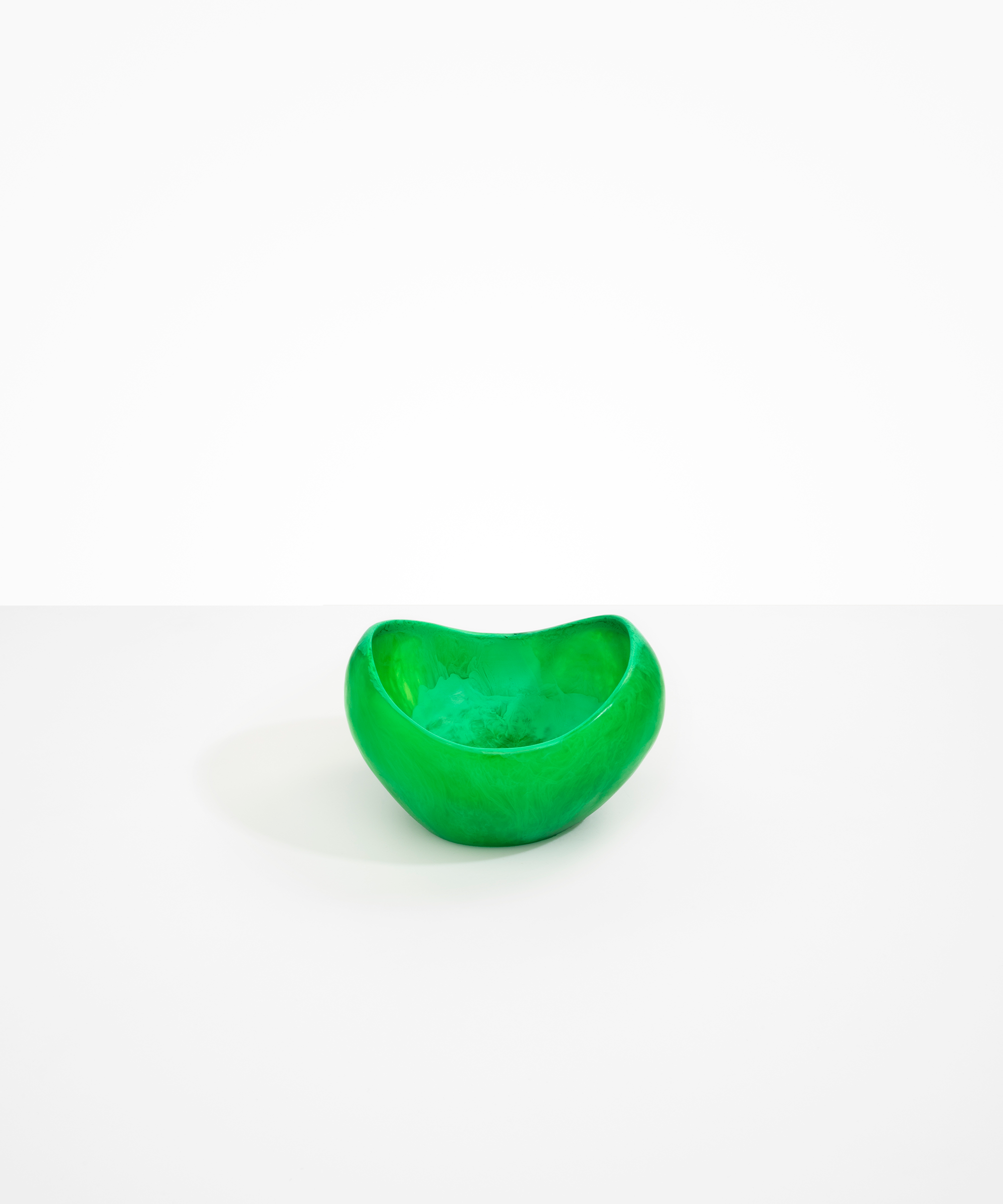 Dinosaur Designs Medium Beetle Bowl in Leaf Colour resin