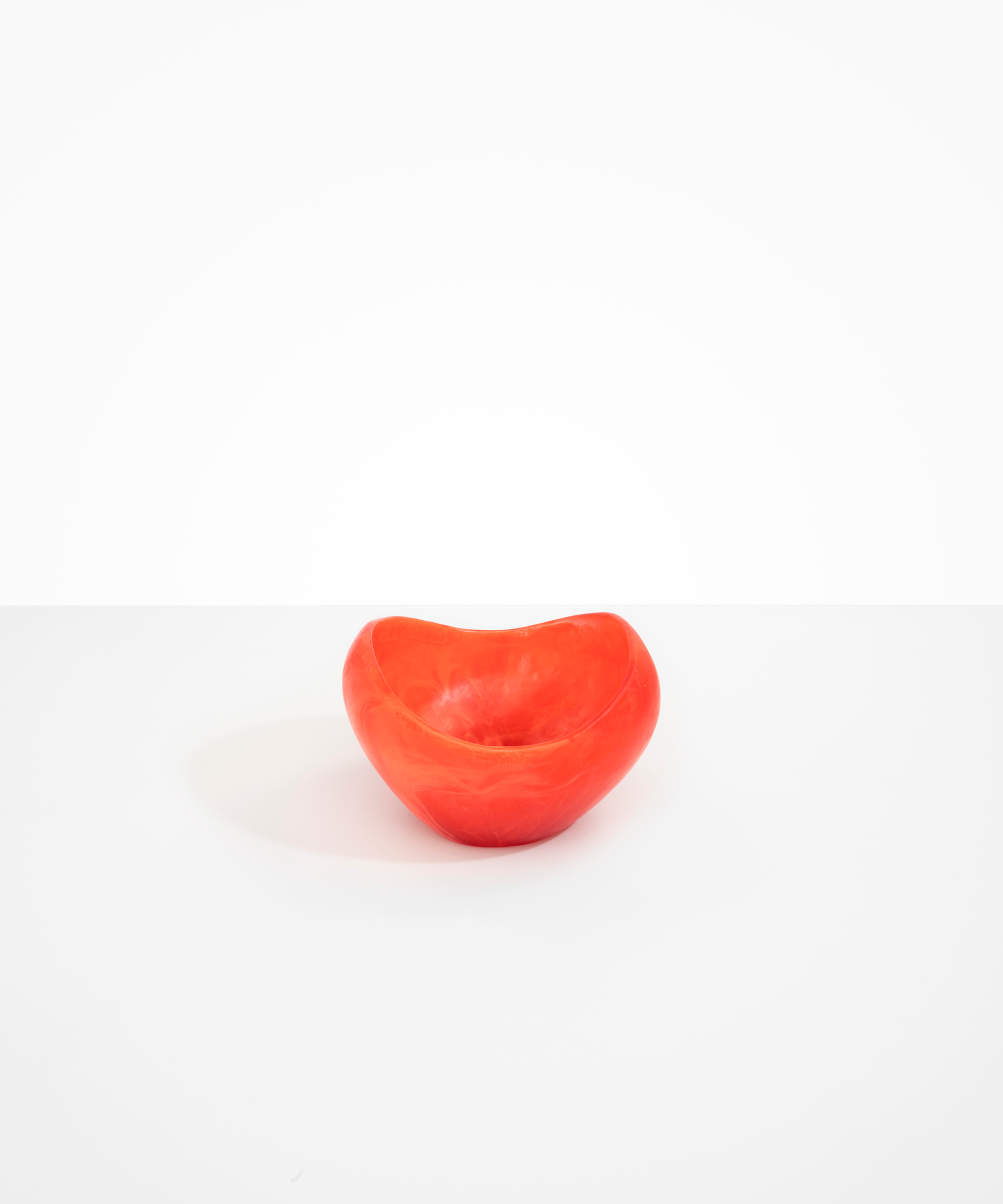 Dinosaur Designs Medium Beetle Bowl in Lychee Colour resin