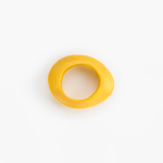 Dinosaur Designs Medium Rock Bangle in Honeycomb Colour resin with Wide Fit