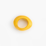 Dinosaur Designs Medium Rock Bangle in Honeycomb Colour resin with Wide Fit