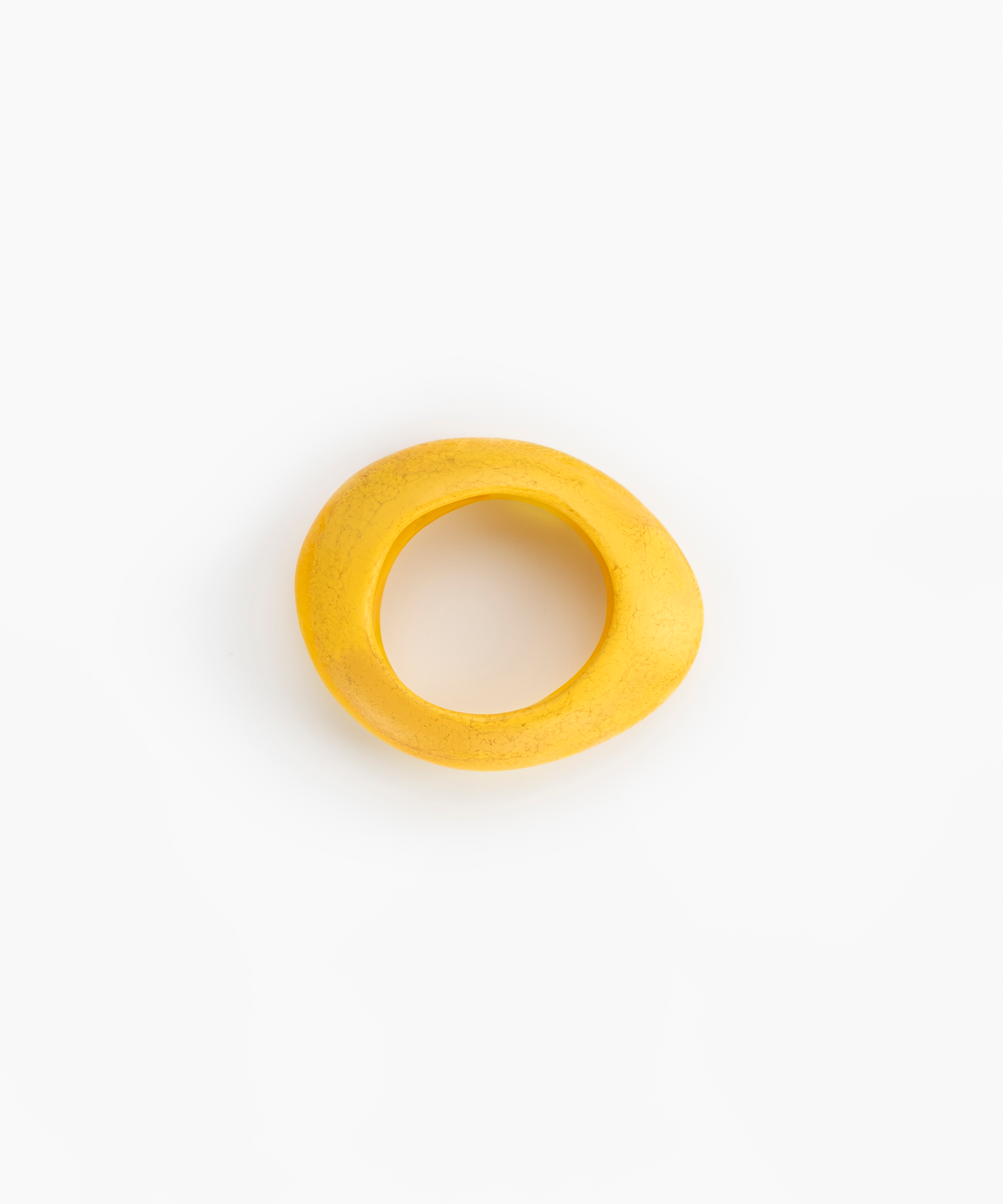 Dinosaur Designs Medium Rock Bangle in Honeycomb Colour resin with Wide Fit