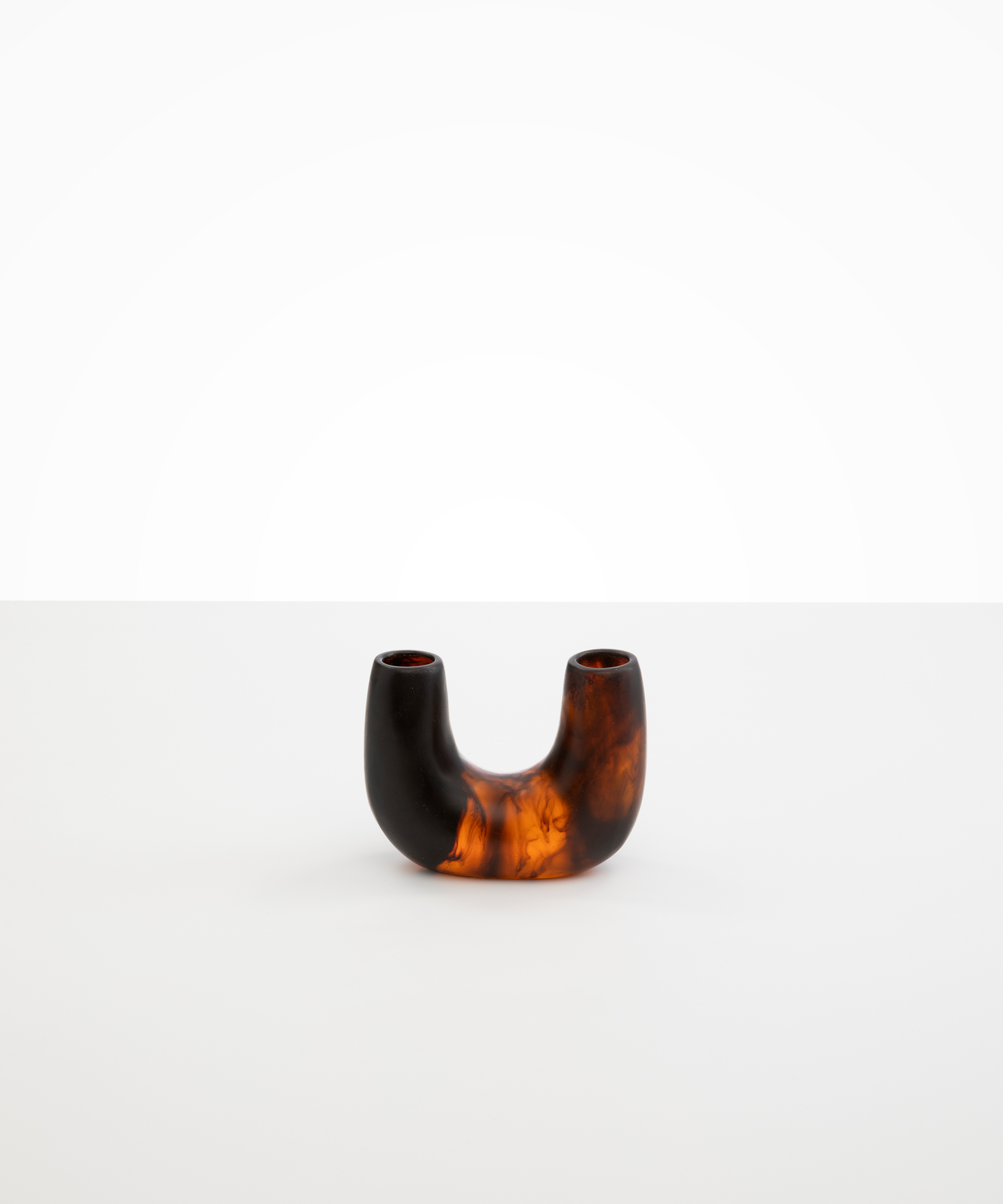 Dinosaur Designs Mini Branch Vase in Tortoise Colour resin