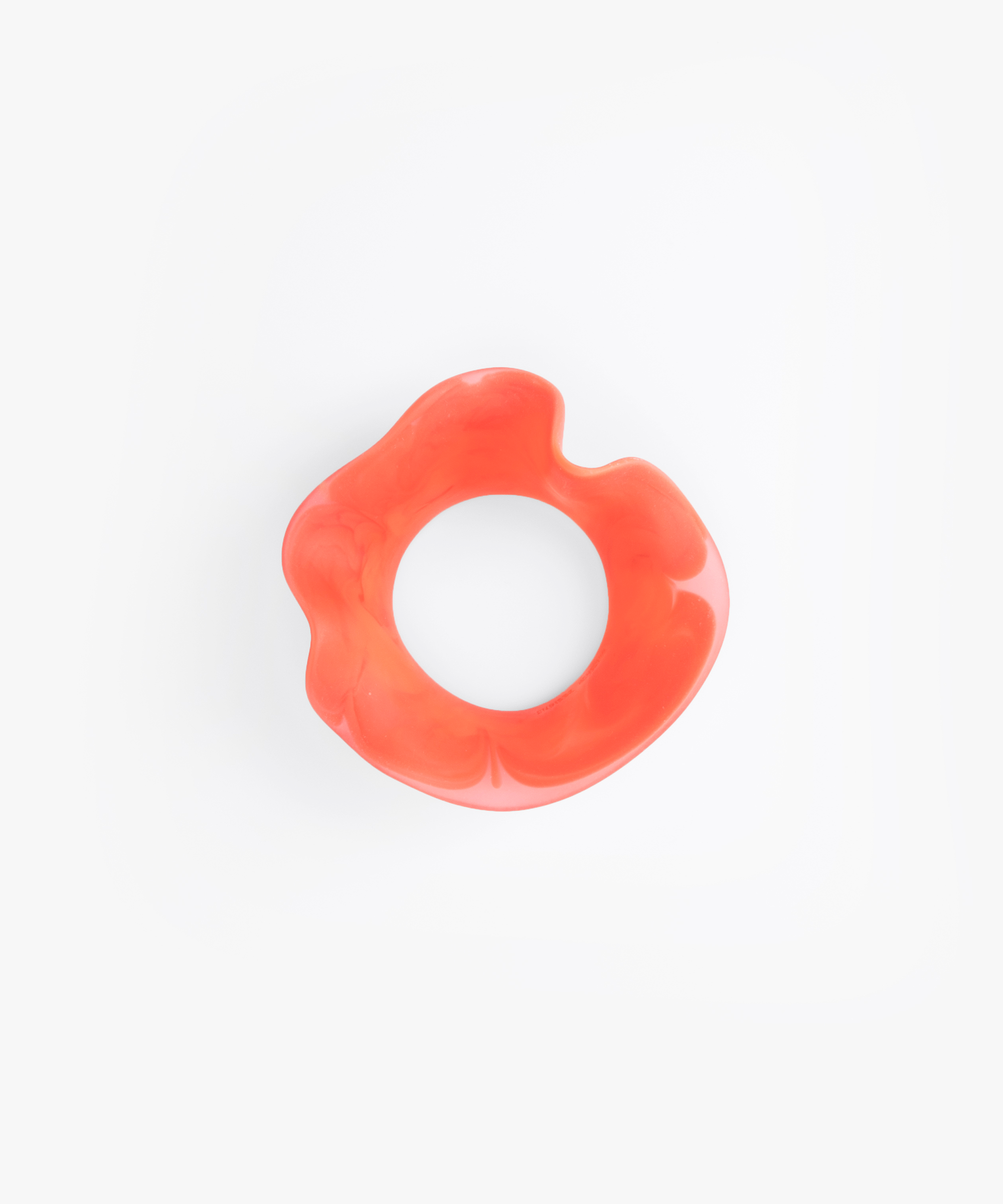 Dinosaur Designs Orchid Bangle in Lychee Colour resin with Wide Fit