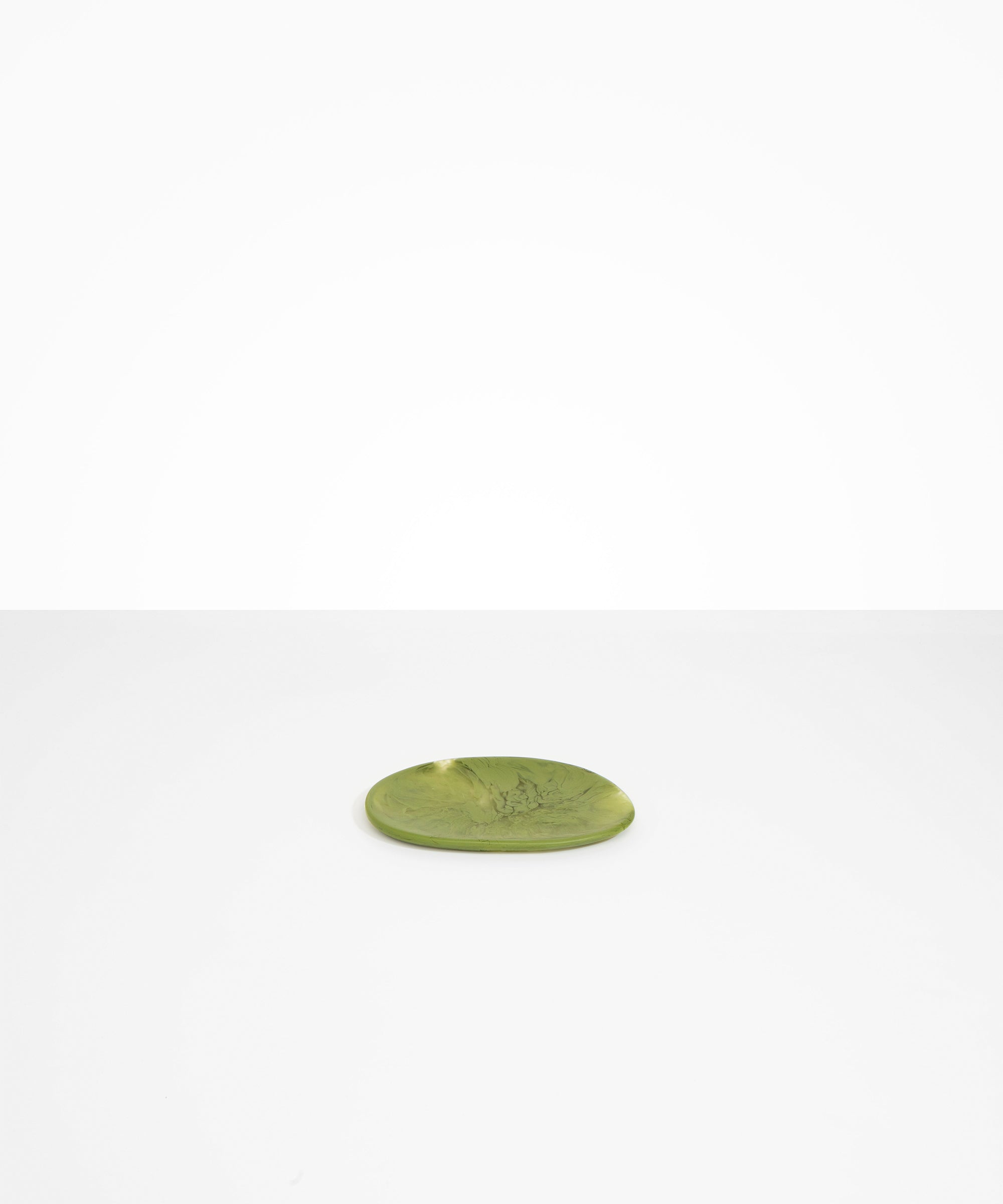Dinosaur Designs Temple Side Plate in Olive Colour resin