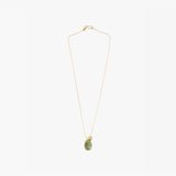 Dinosaur Designs Joie De Vivre Pendant in Olive Colour resin with Gold-Filled Material