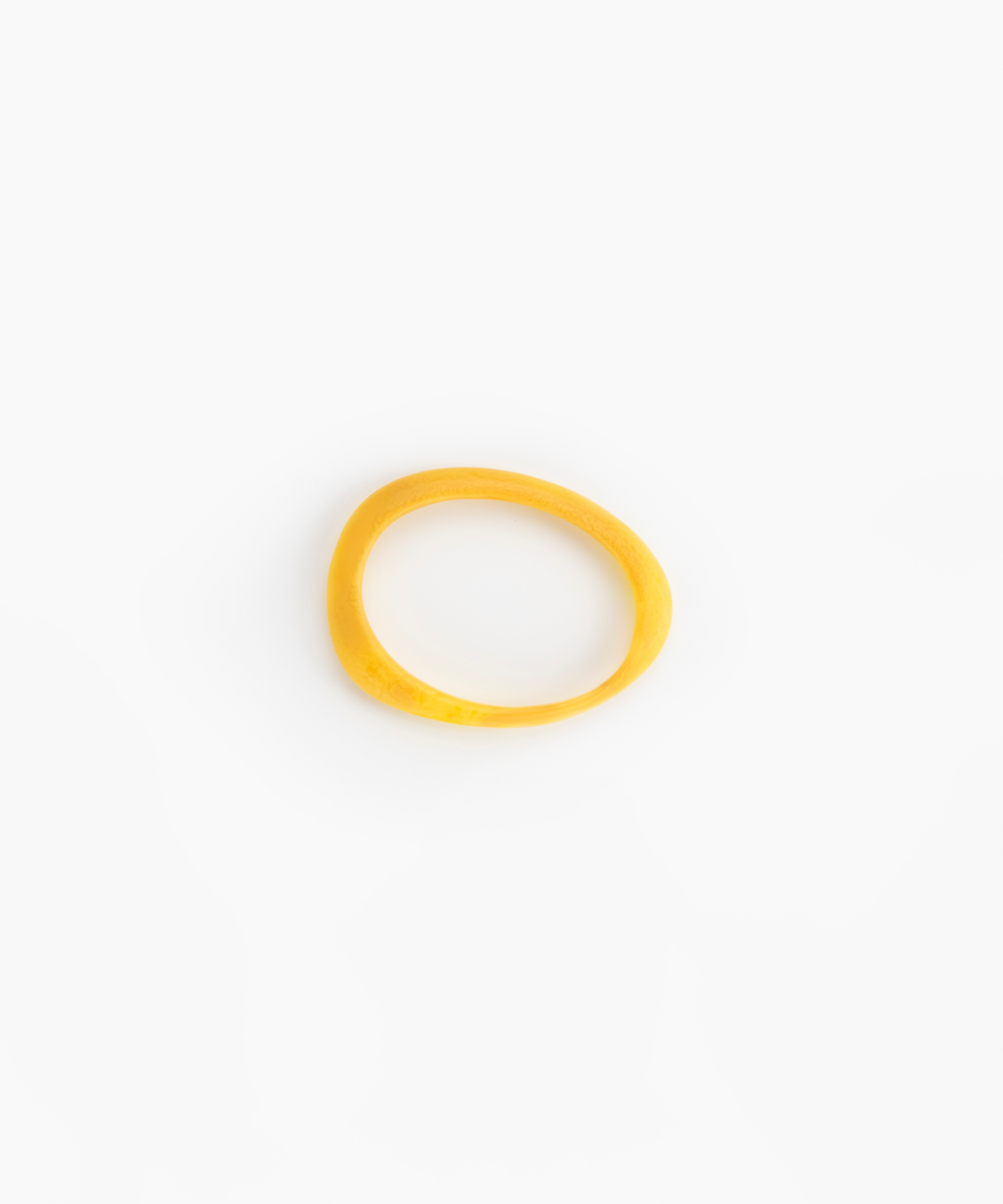 Dinosaur Designs Rock Wishbone Bangle in Honeycomb Colour resin with Wide Fit
