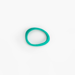 Dinosaur Designs Rock Wishbone Bangle in Mineral Swirl Colour resin with Wide Fit