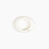 Dinosaur Designs Medium Rock Bangle in Chalk Swirl Colour resin with Wide Fit