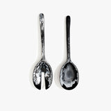 Dinosaur Designs Long Stone Servers in Black Marble Colour resin