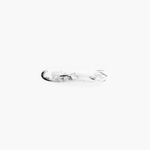 Dinosaur Designs Stone Butter Knife in White Marble Colour resin