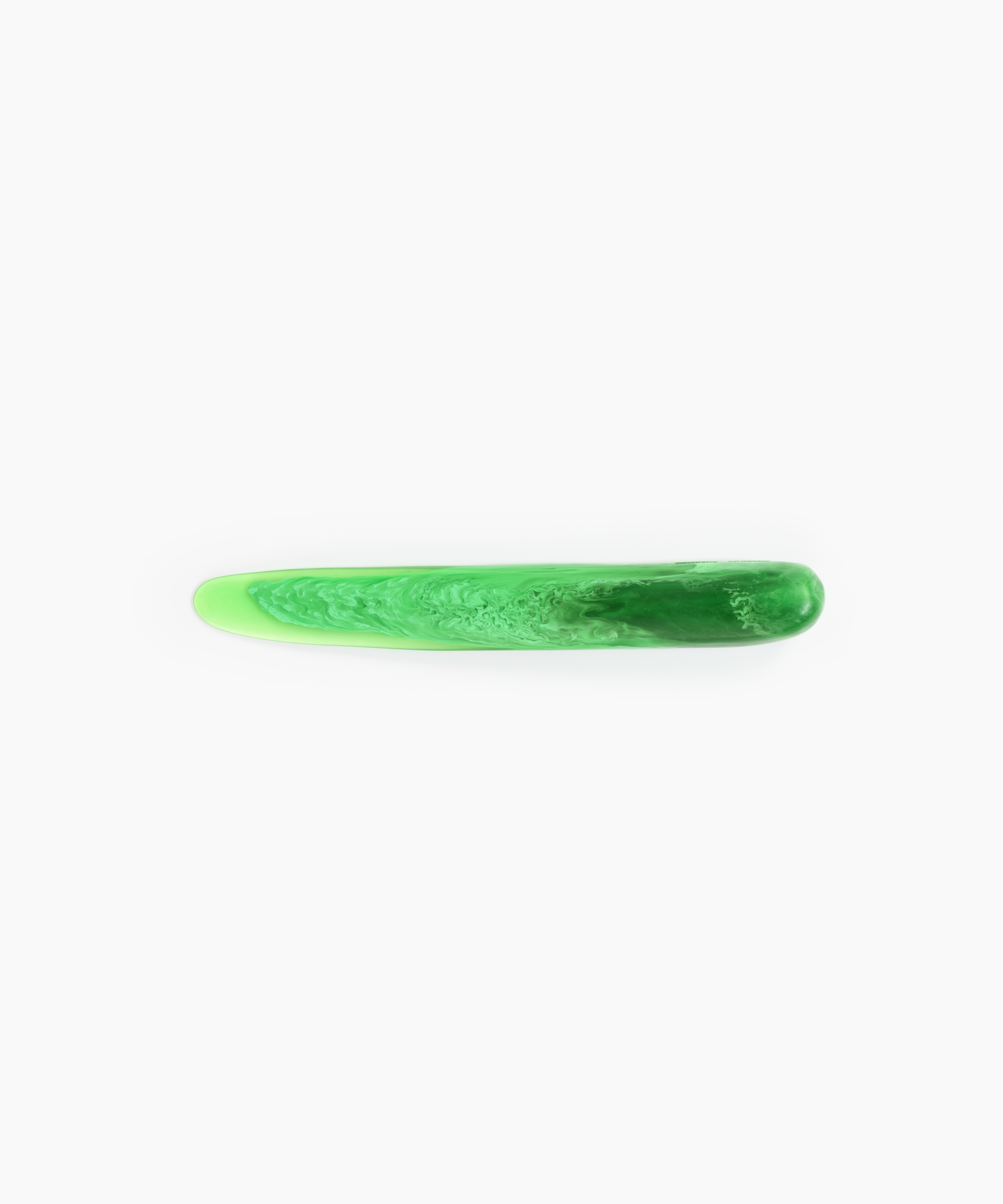 Dinosaur Designs Stone Cheese Knife in Leaf Colour resin