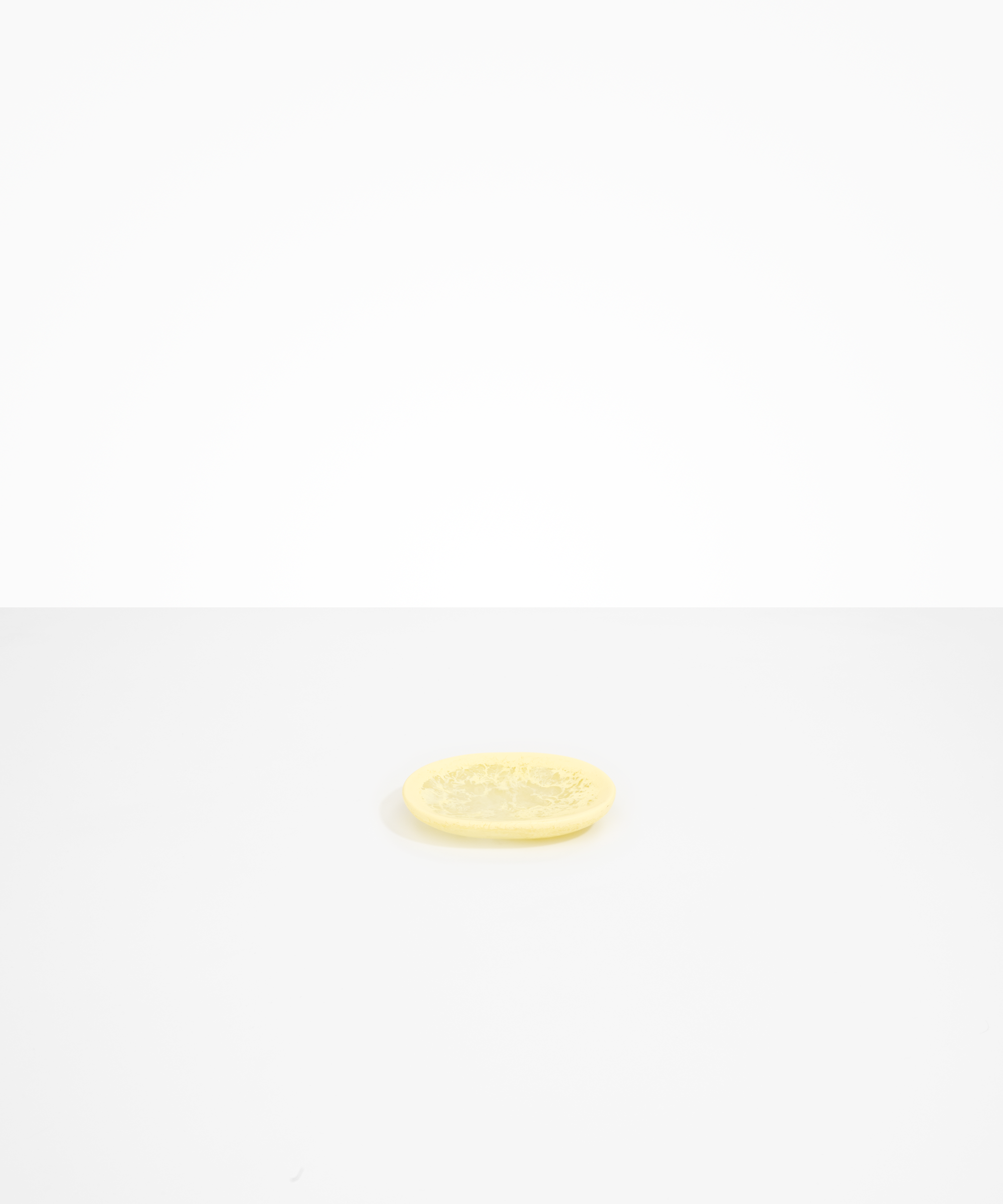 Dinosaur Designs Temple Dish Tableware in Lemon Colour resin