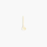Dinosaur Designs Temple Spoon in Cream Colour resin
