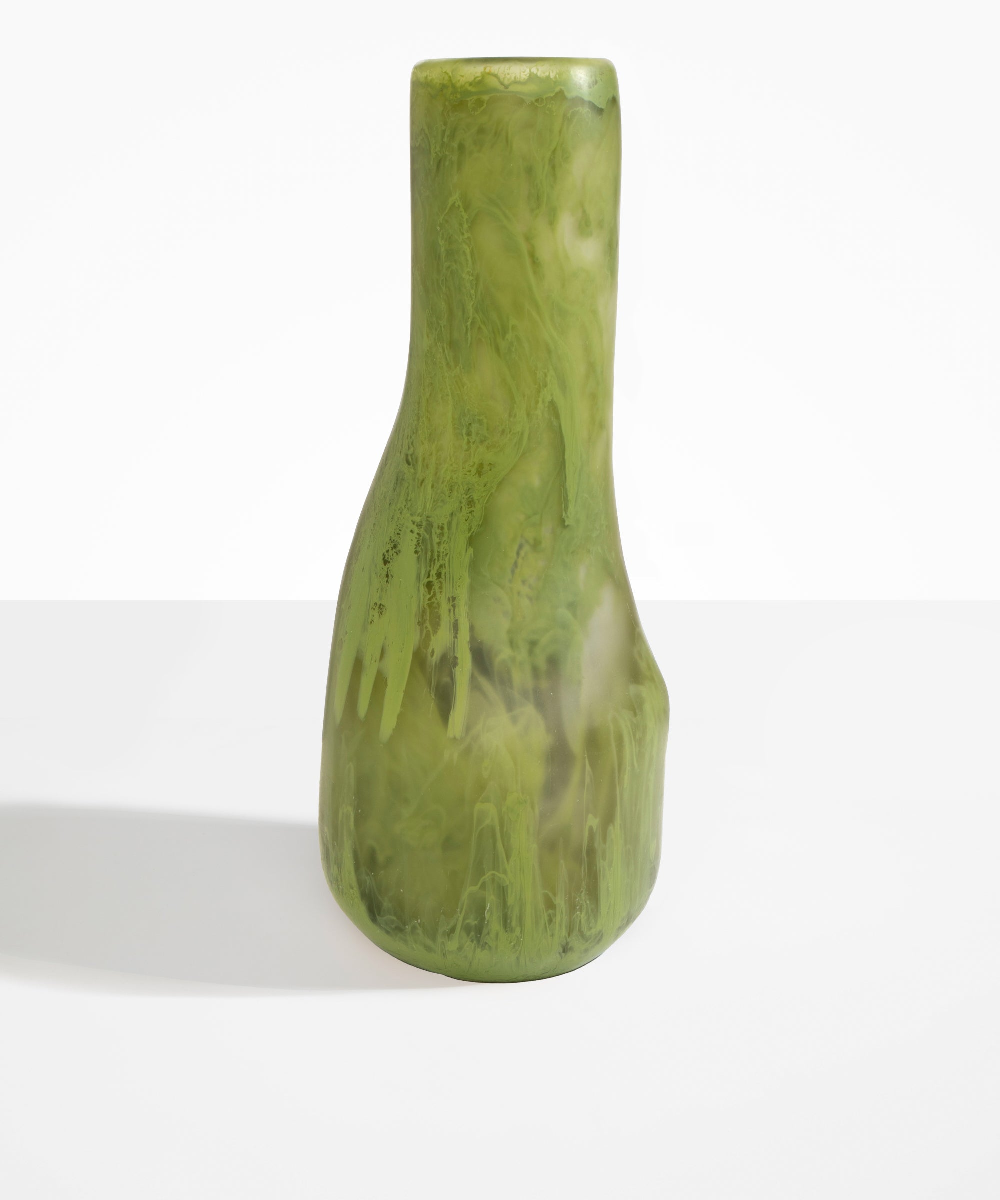 Dinosaur Designs Tall Studio Vase in Olive Colour resin