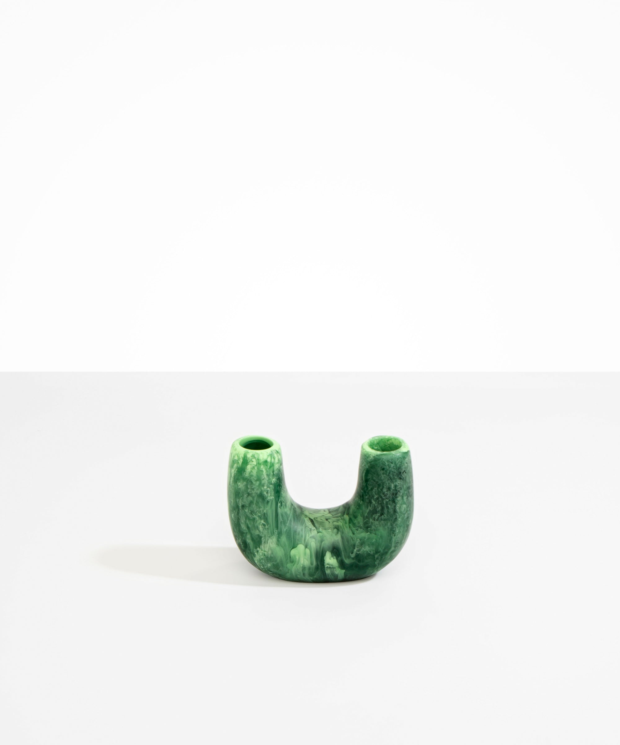 Dinosaur Designs Mini Branch Vase in Moss Colour resin