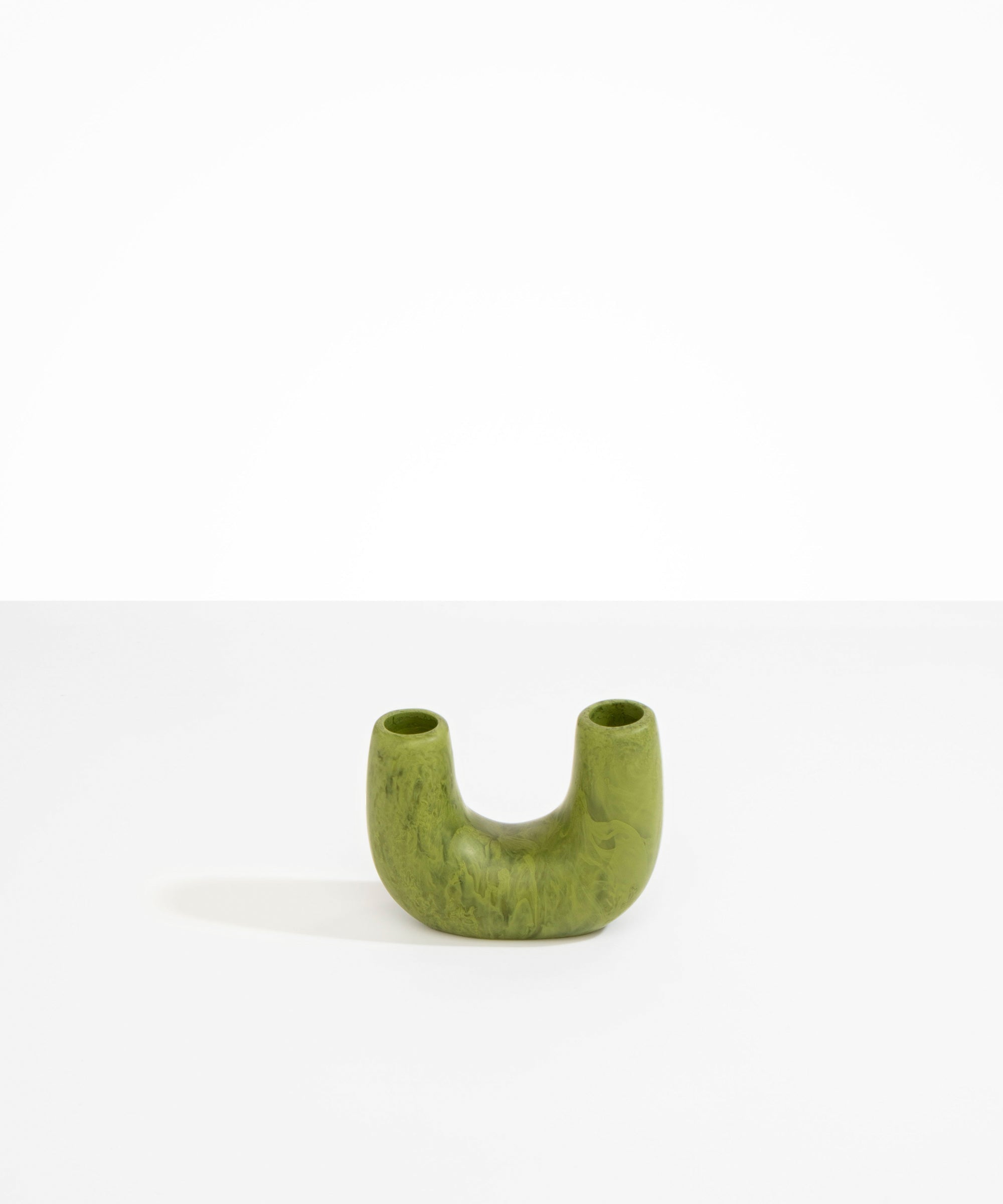 Dinosaur Designs Mini Branch Vase in Olive Colour resin