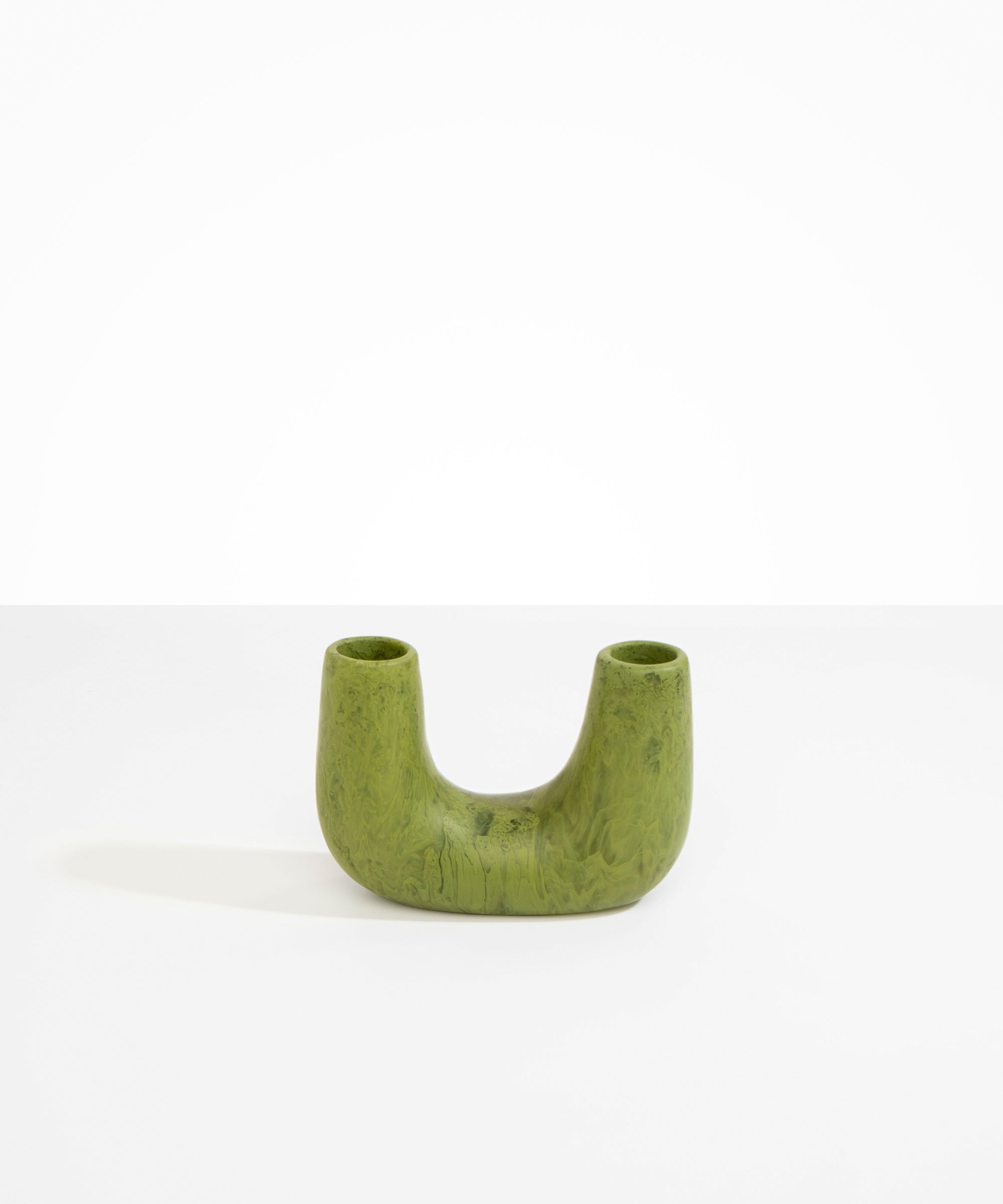 Dinosaur Designs Small Branch Vase in Olive Colour resin