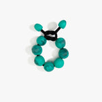 Dinosaur Designs Bold Ball Bracelet in Mineral Swirl Colour resin with One Size Fit