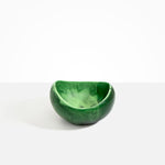 Dinosaur Designs Large Beetle Bowl in Moss Colour resin