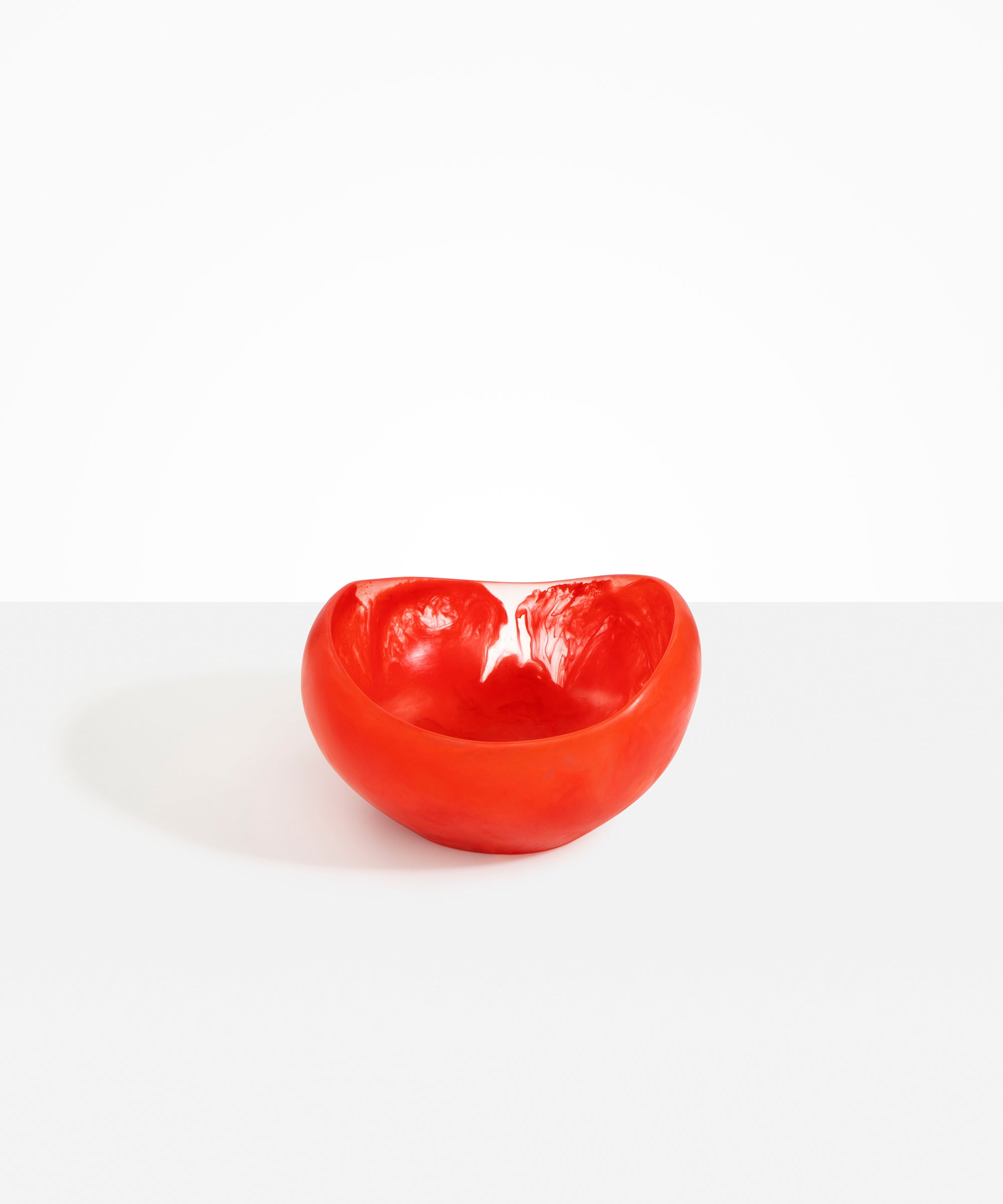 Dinosaur Designs Large Beetle Bowl in Poppy Colour resin