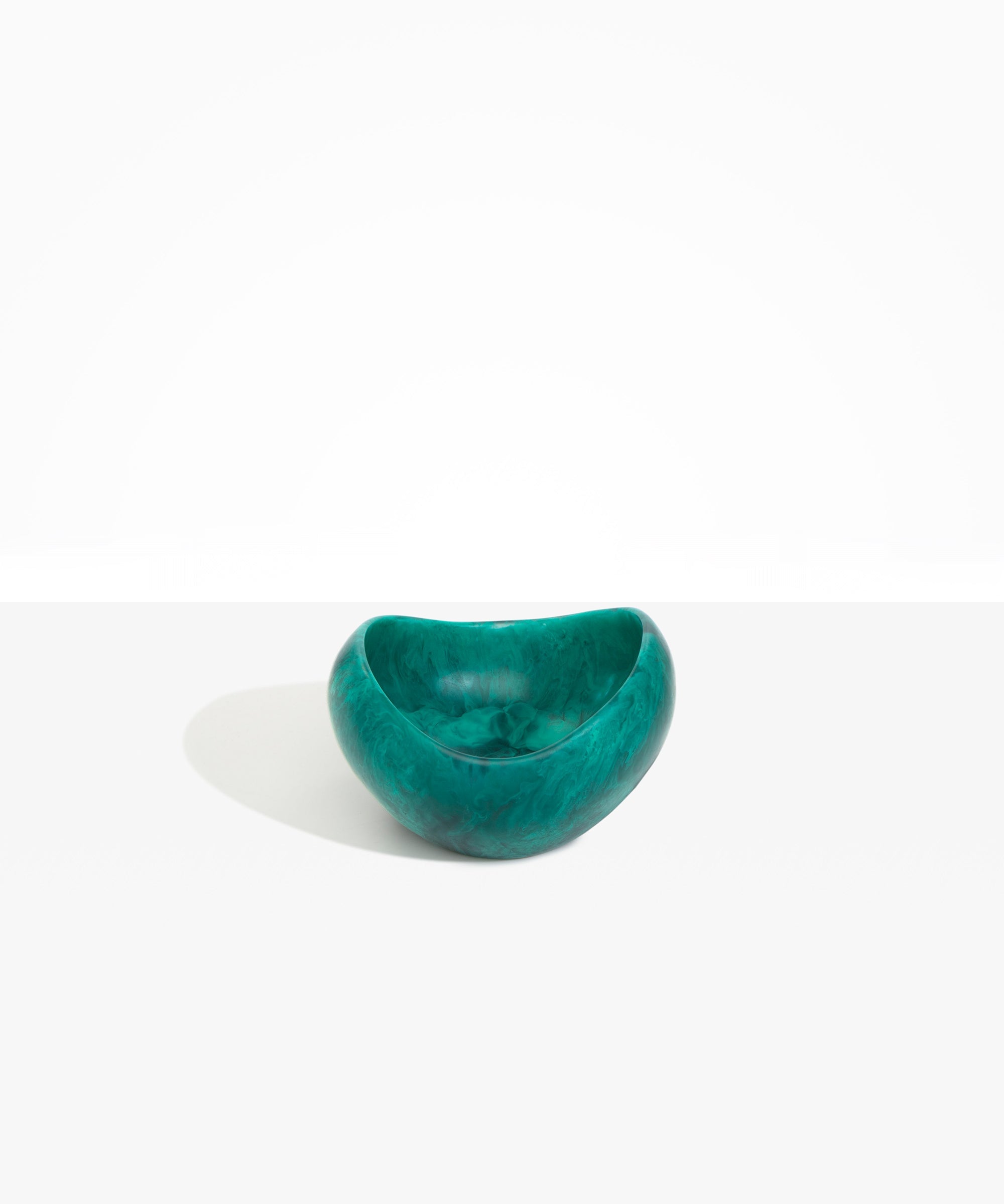 Dinosaur Designs Medium Beetle Bowl in Mineral Swirl Colour resin
