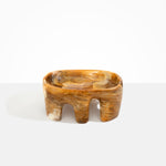 Dinosaur Designs Large Branch Bowl in Light Horn Colour resin