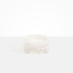 Dinosaur Designs Medium Branch Bowl in Snow Swirl Colour resin