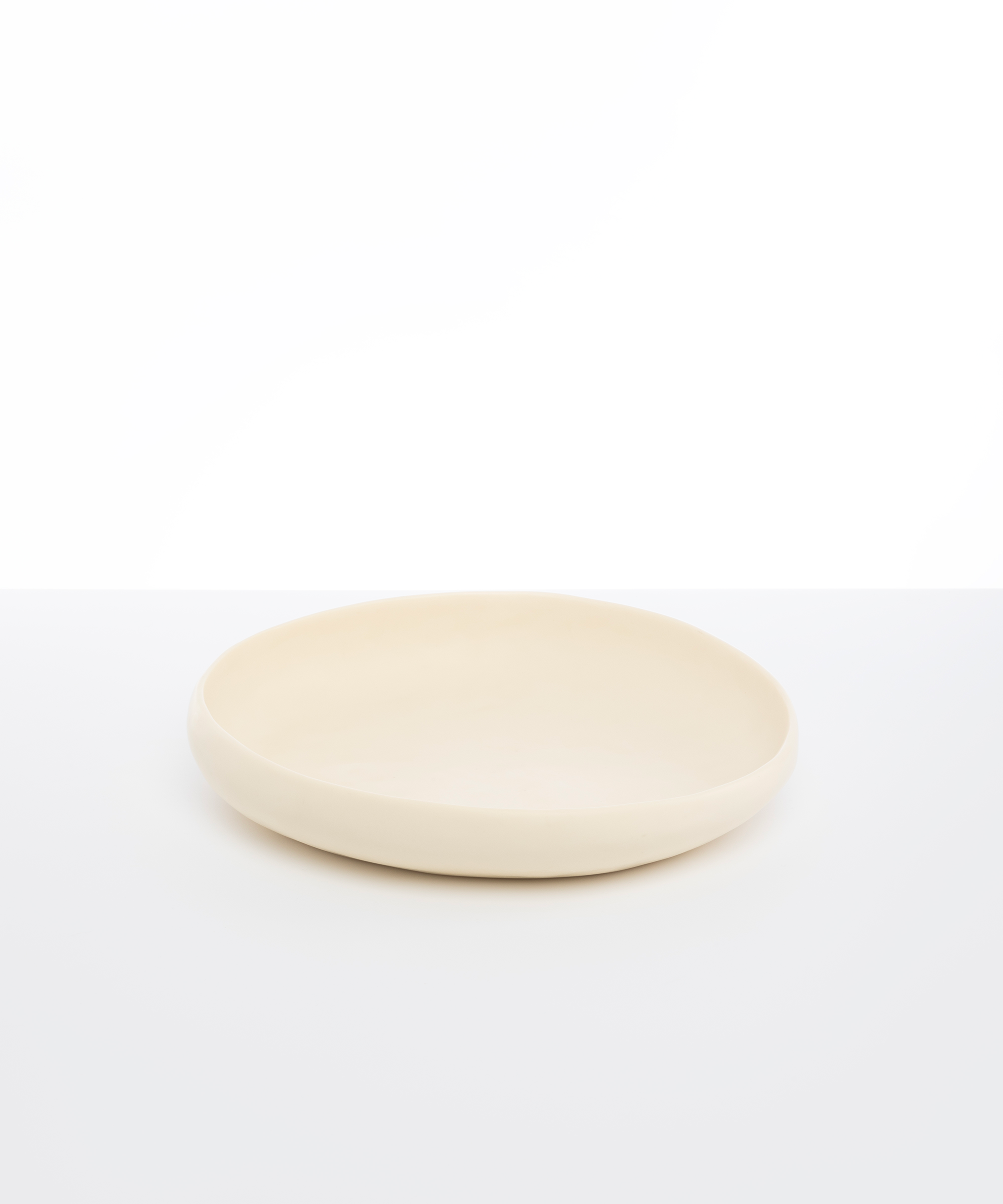 Dinosaur Designs Large Earth Bowl in Cream Colour resin
