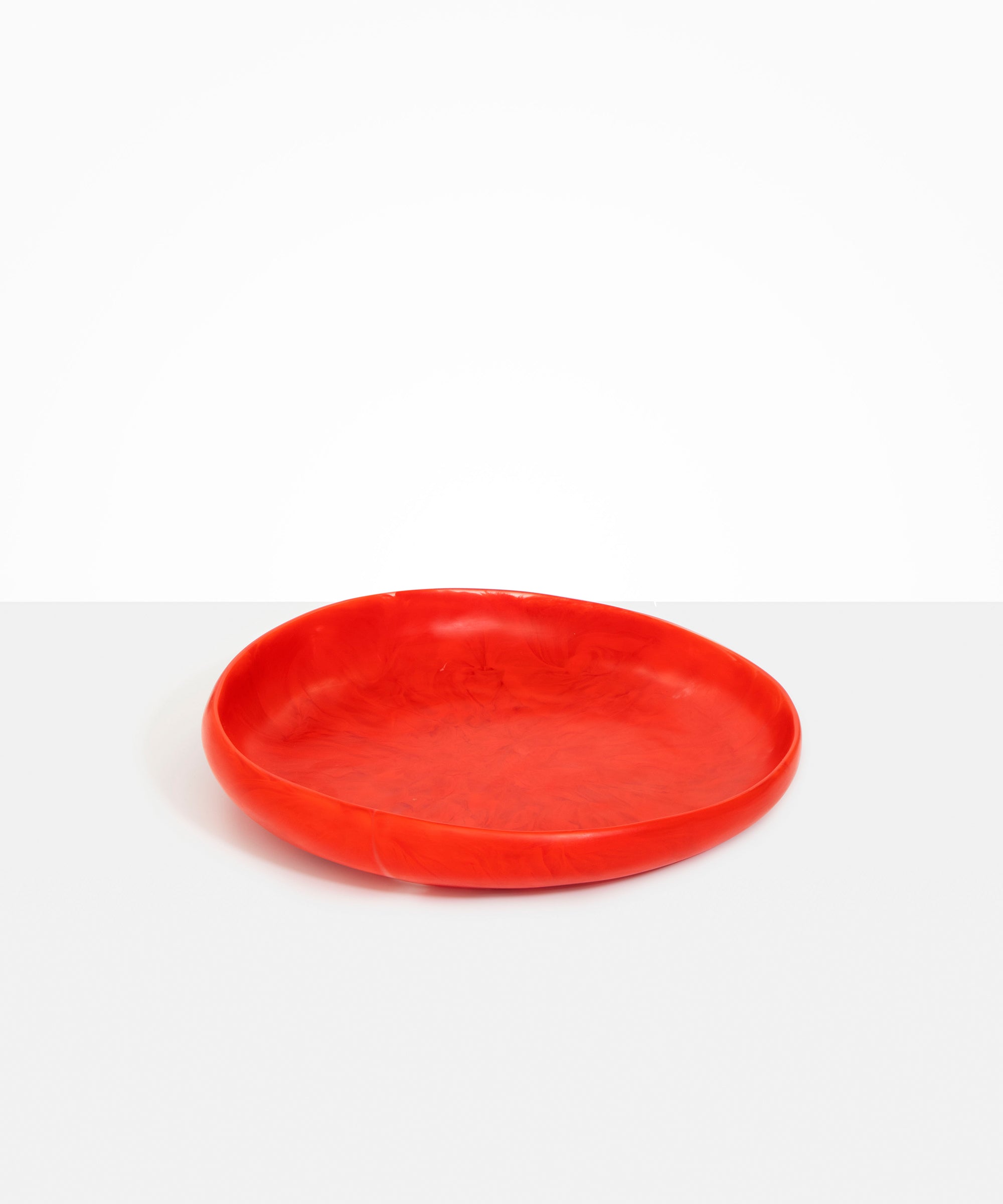 Dinosaur Designs Large Earth Bowl in Poppy Colour resin