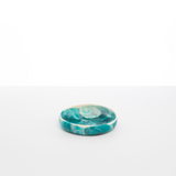Dinosaur Designs Small Earth Bowl in Lagoon Colour resin