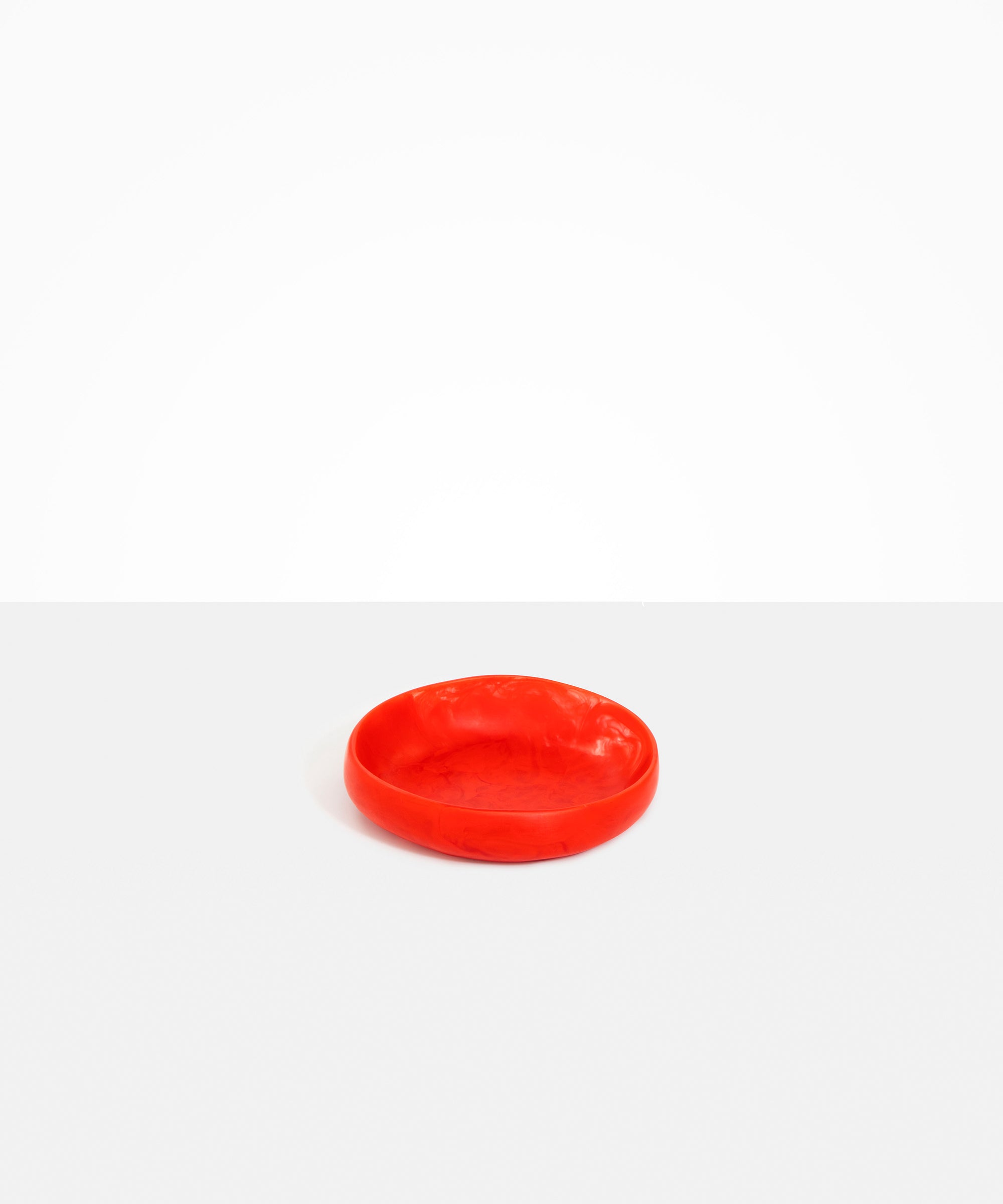 Dinosaur Designs Small Earth Bowl in Poppy Colour resin