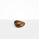 Dinosaur Designs Flow Dessert Bowl in Dark Horn Colour resin