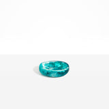 Dinosaur Designs Small Rock Bowl in Lagoon Colour resin