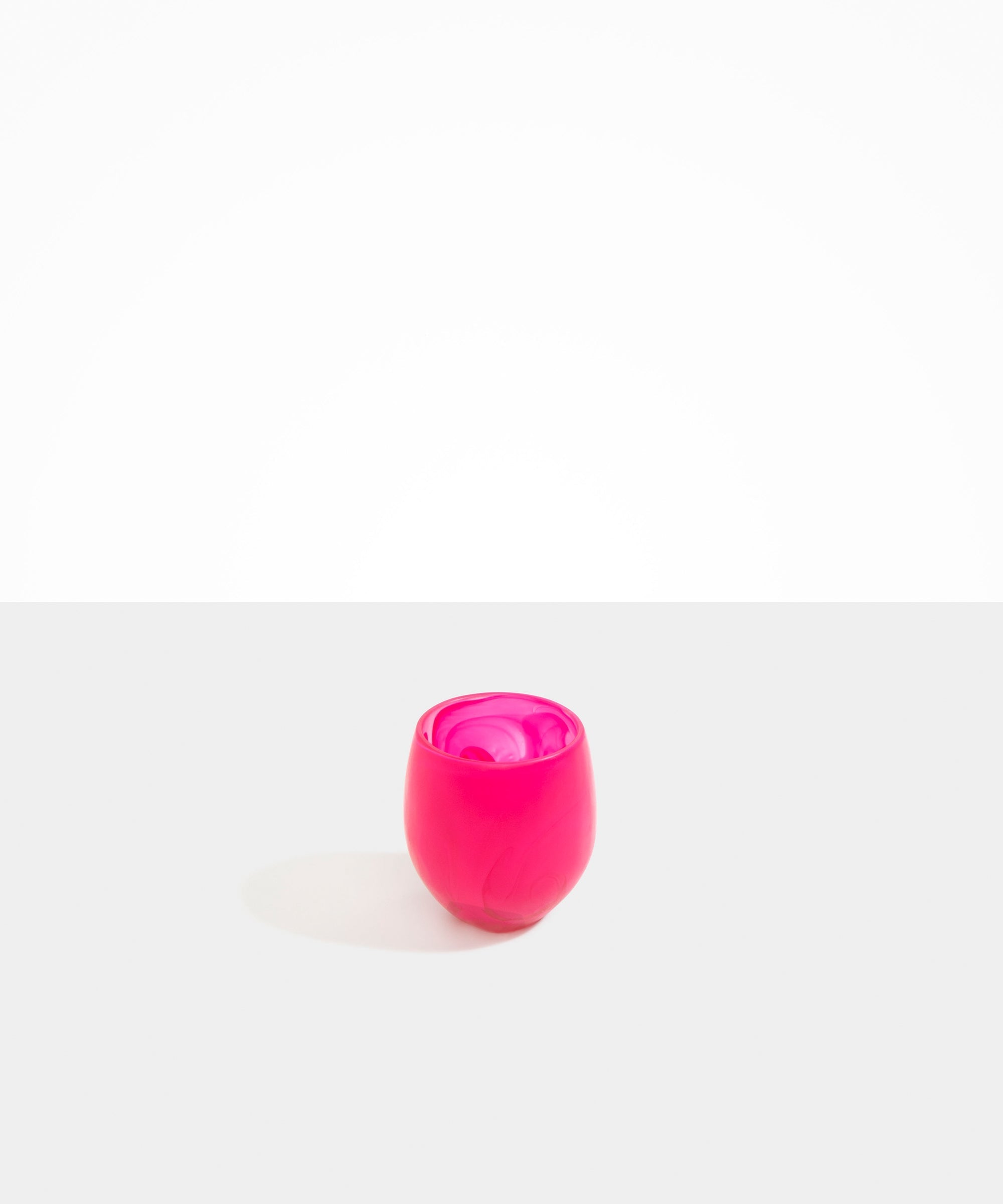 Dinosaur Designs Large Rock Cup in Flamingo Colour resin