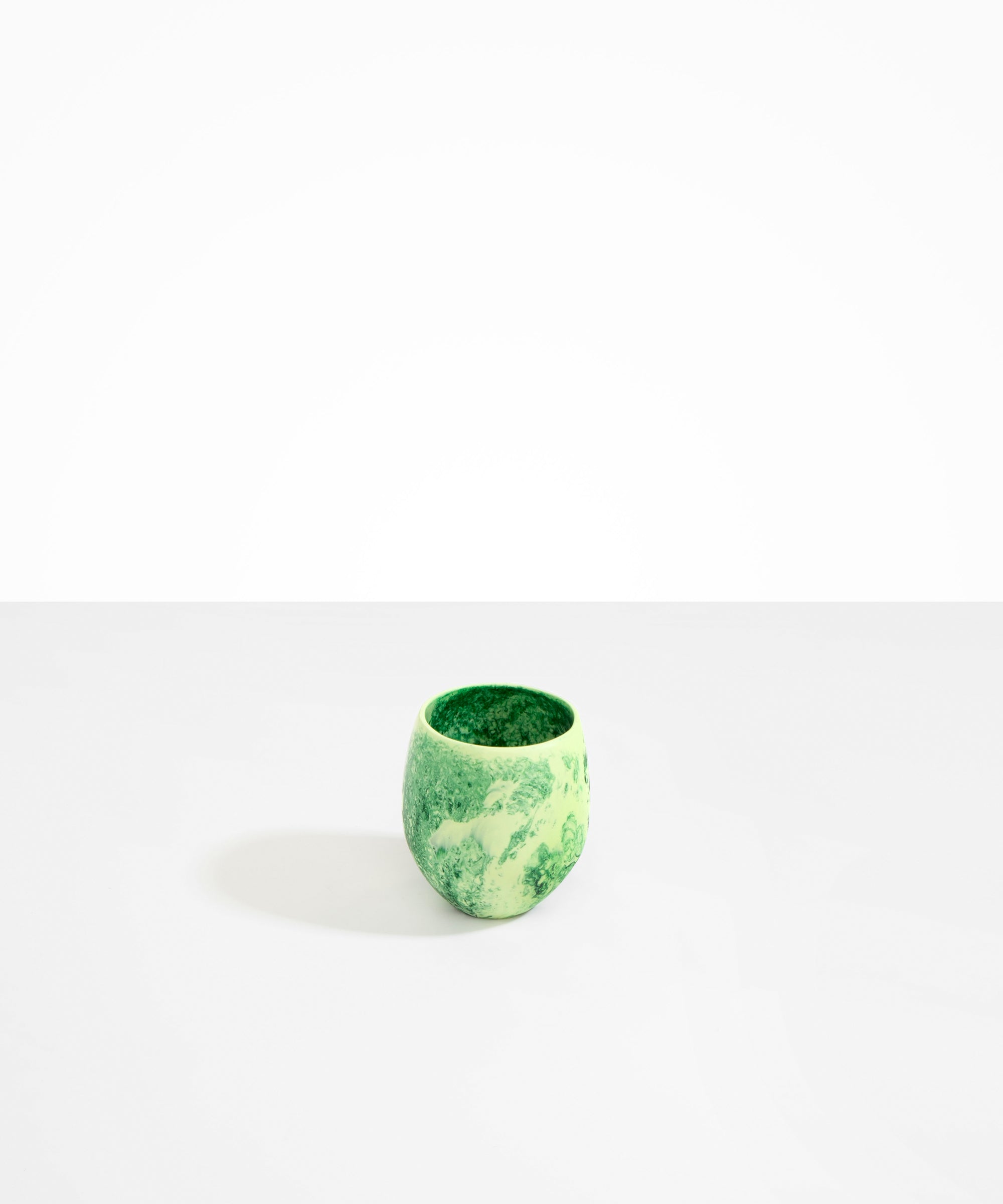 Dinosaur Designs Large Rock Cup in Grass Colour resin