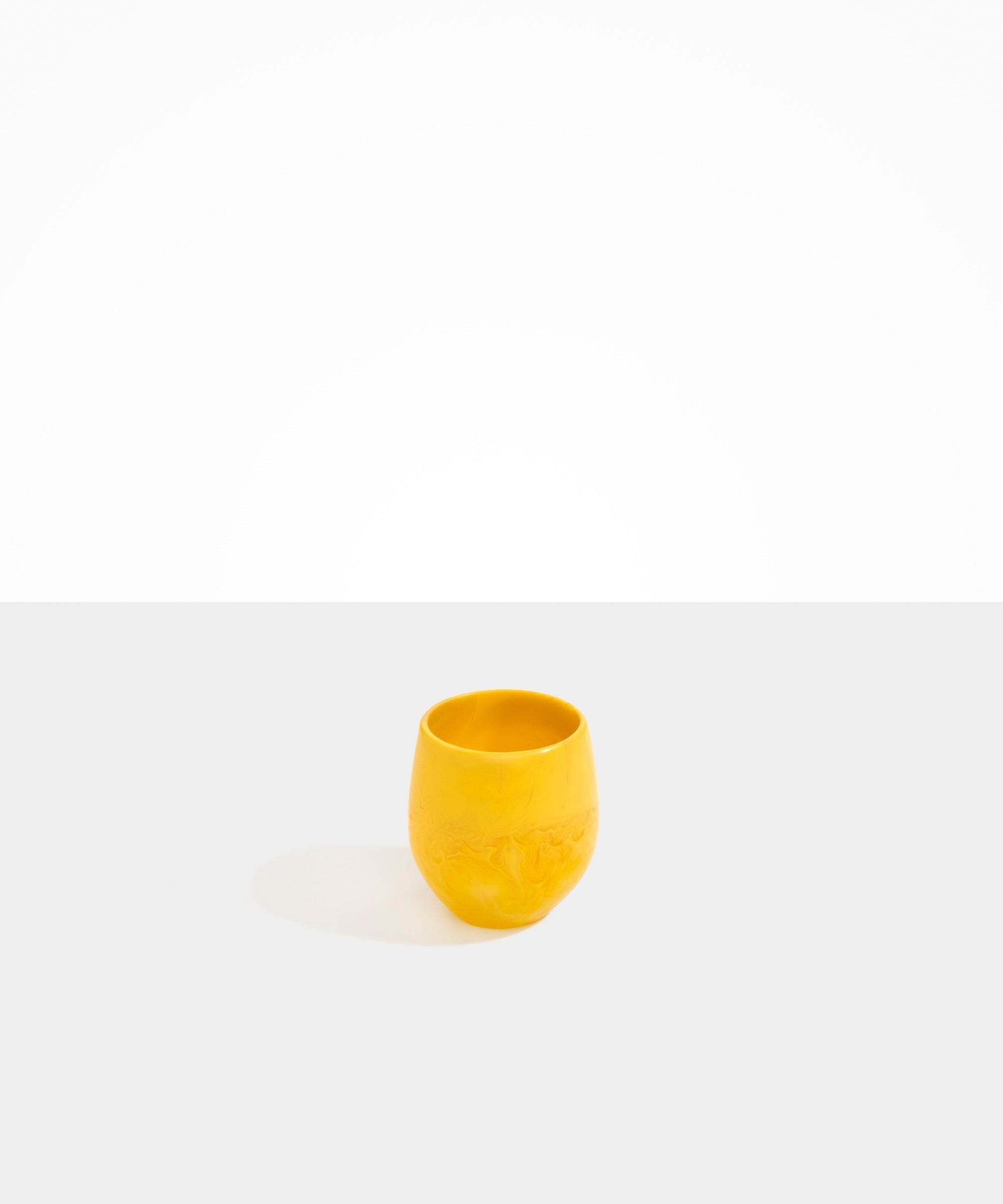 Dinosaur Designs Large Rock Cup in Honeycomb Colour resin