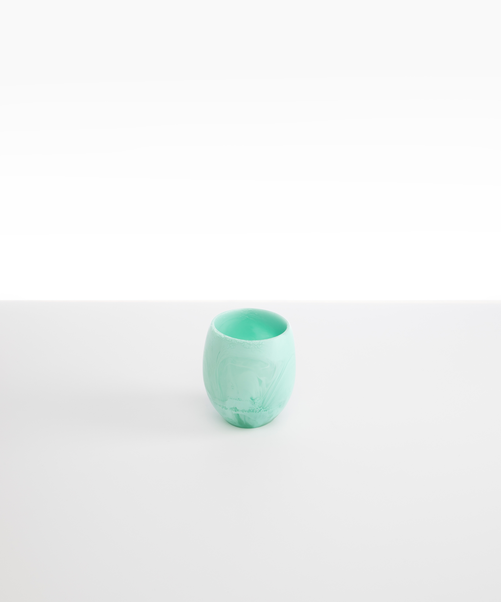 Dinosaur Designs Large Rock Cup in Mint Colour resin