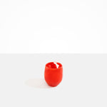Dinosaur Designs Large Rock Cup in Poppy Colour resin