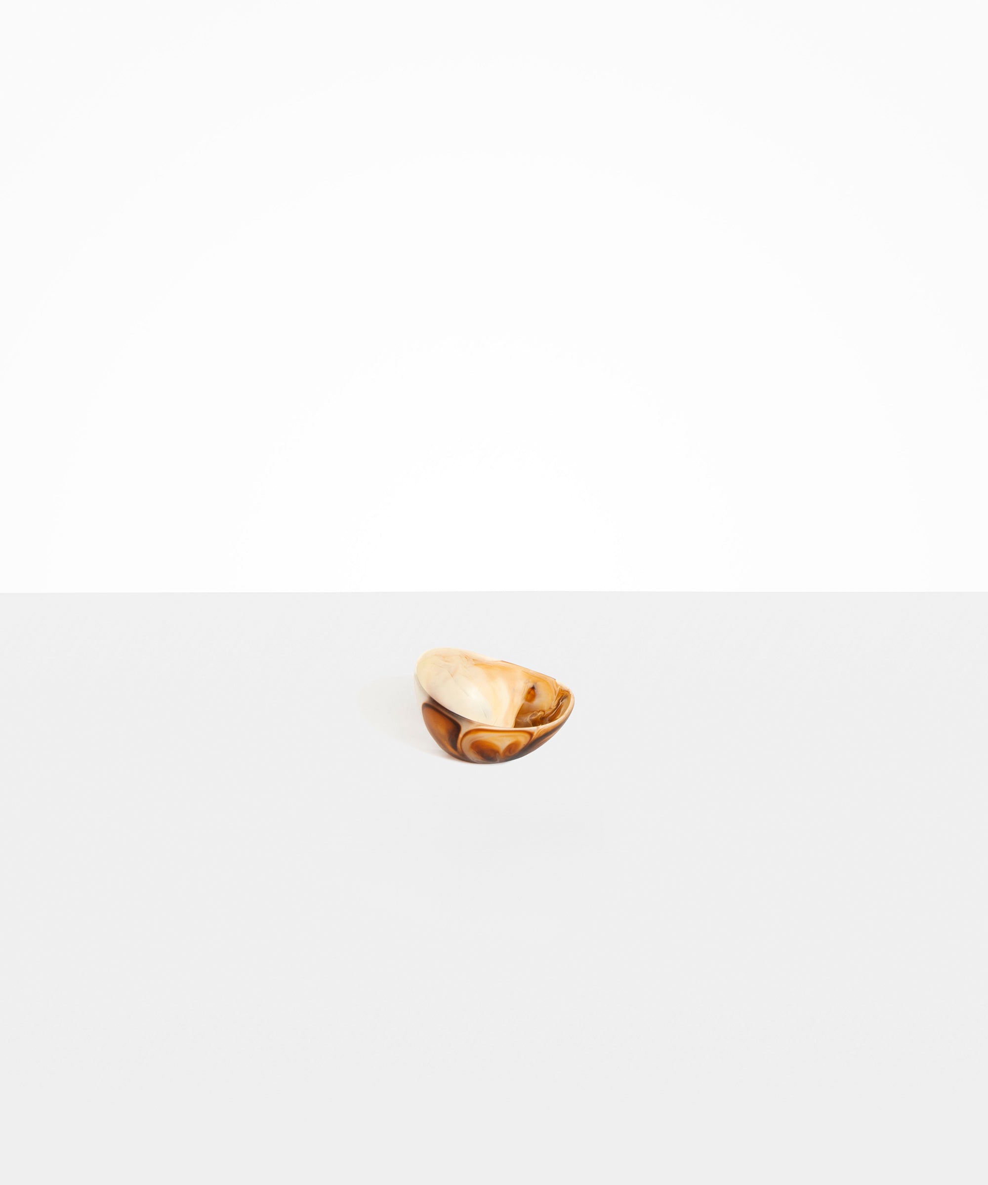 Dinosaur Designs Flow Spice Dish in Light Horn Colour resin