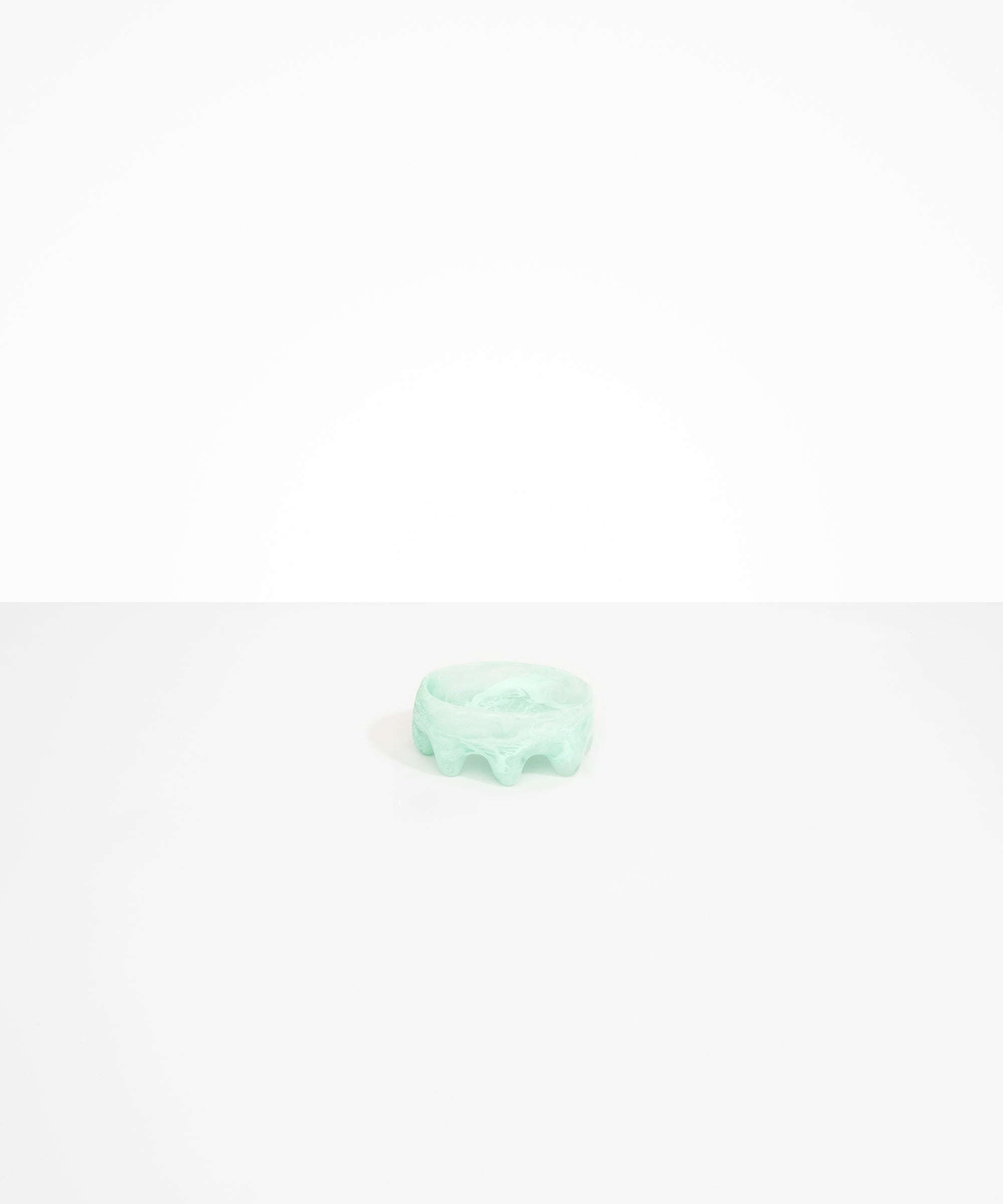 Dinosaur Designs Crown Dish in Mint Colour resin
