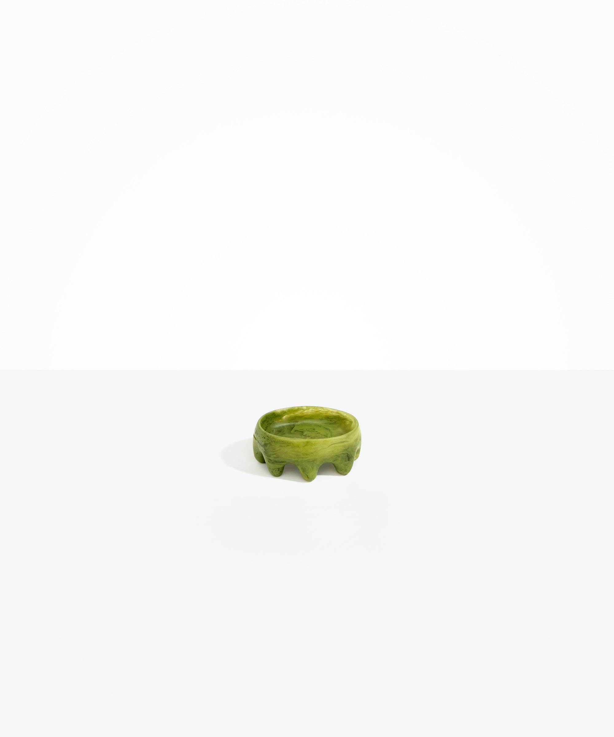 Dinosaur Designs Crown Dish in Olive Colour resin