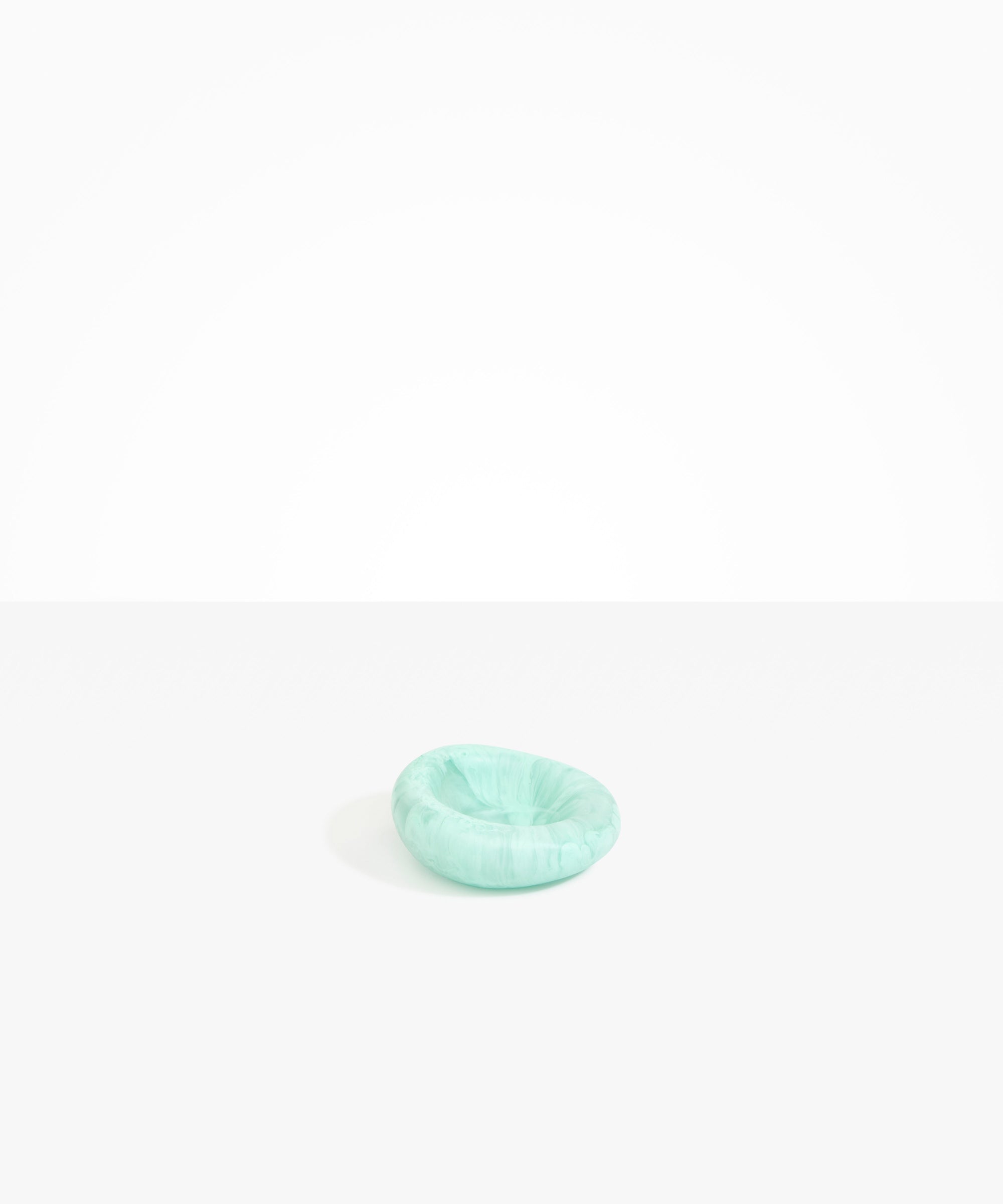 Dinosaur Designs Medium Drift Dish in Mint Colour resin