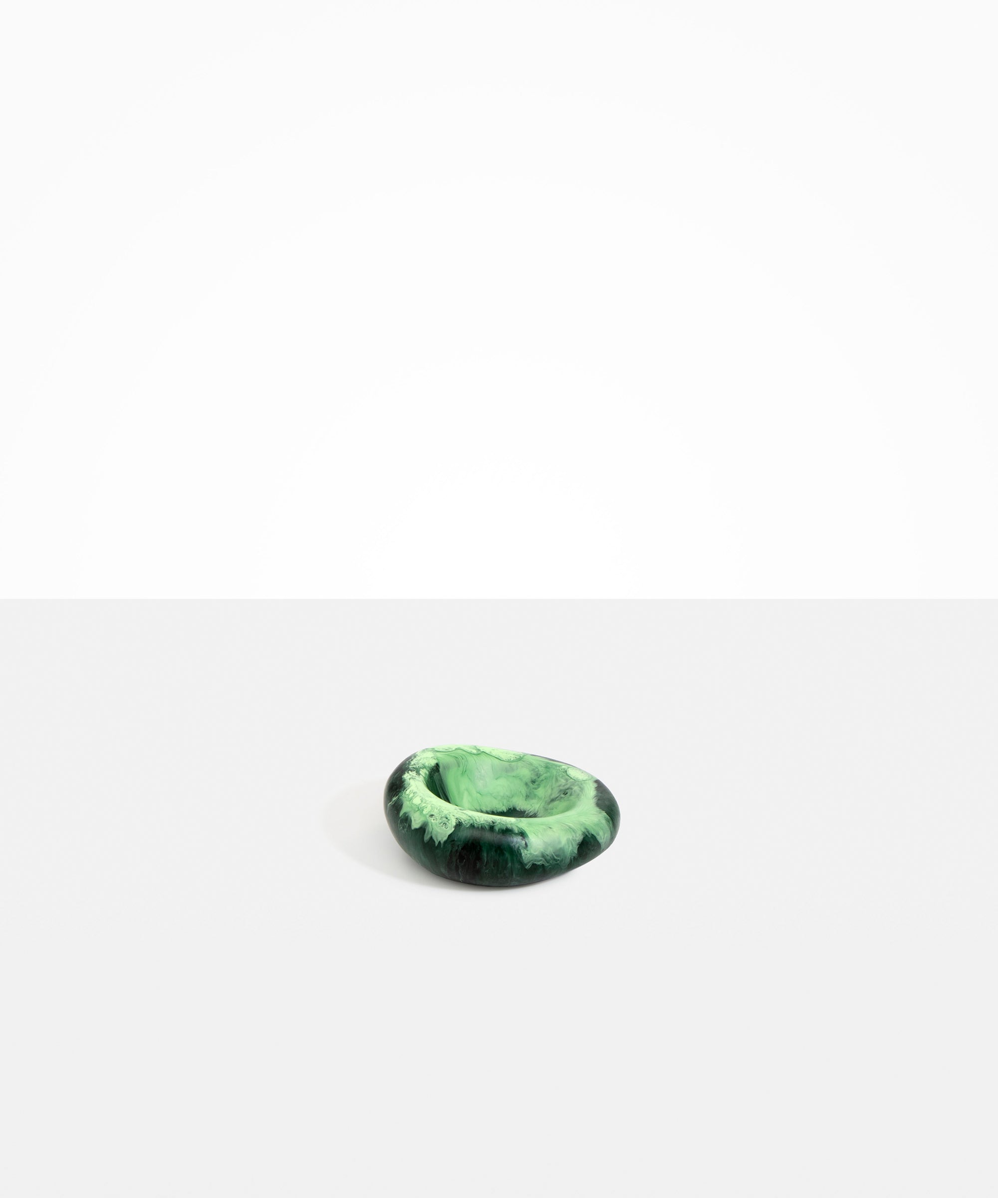 Dinosaur Designs Medium Drift Dish in Moss Colour resin