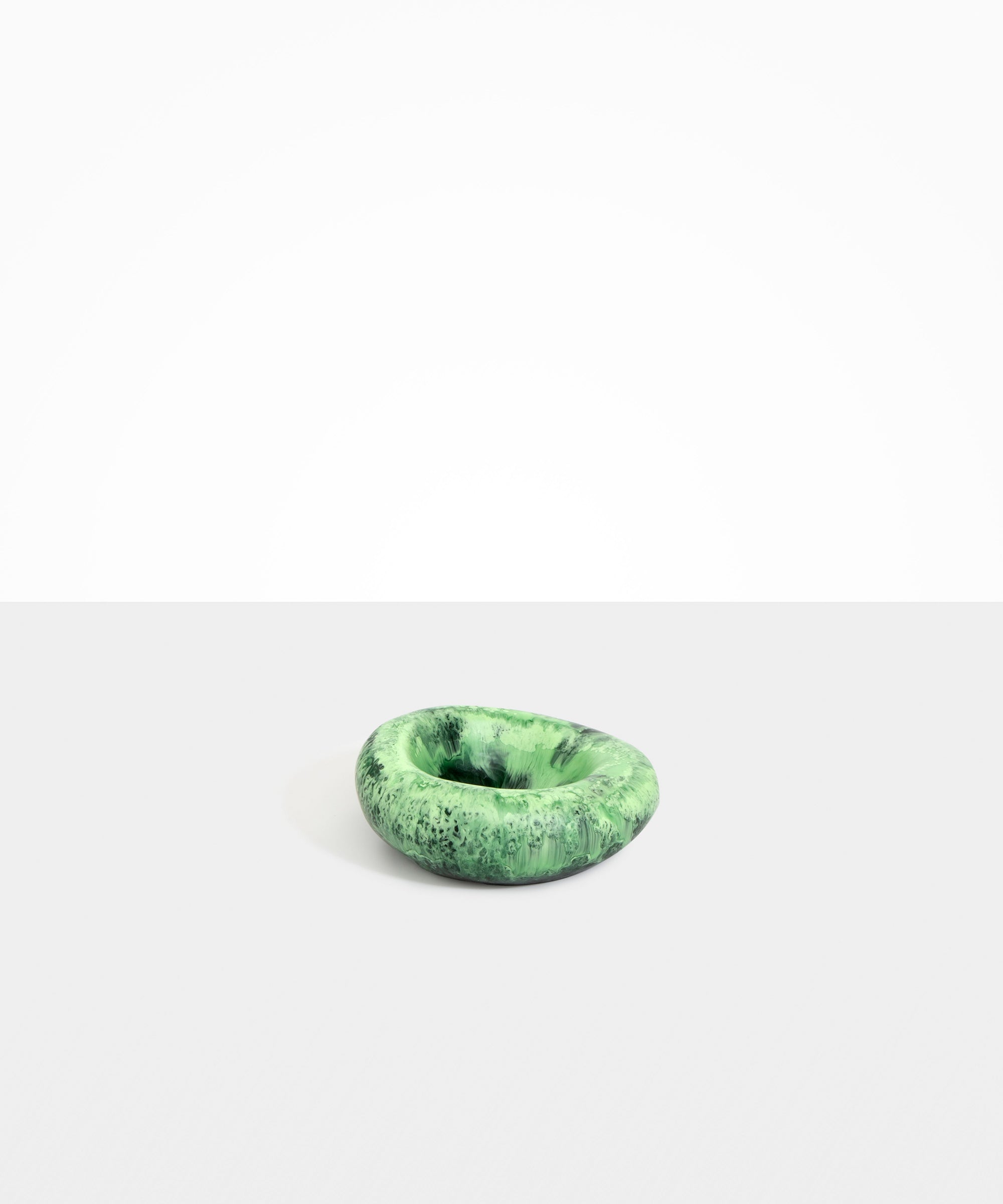 Dinosaur Designs Drift Dish in Moss Colour resin