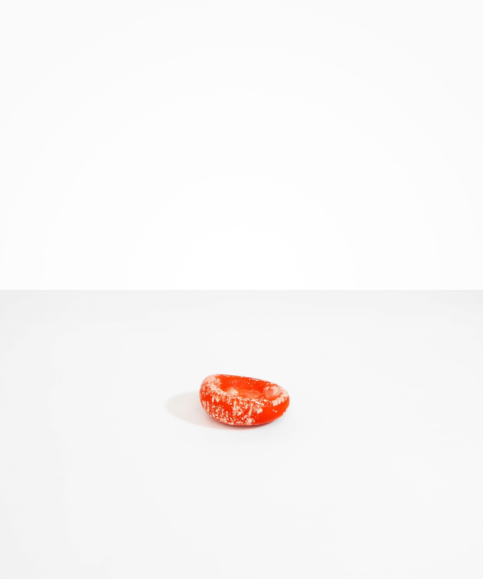 Dinosaur Designs Small Drift Dish in Strawberry Colour resin