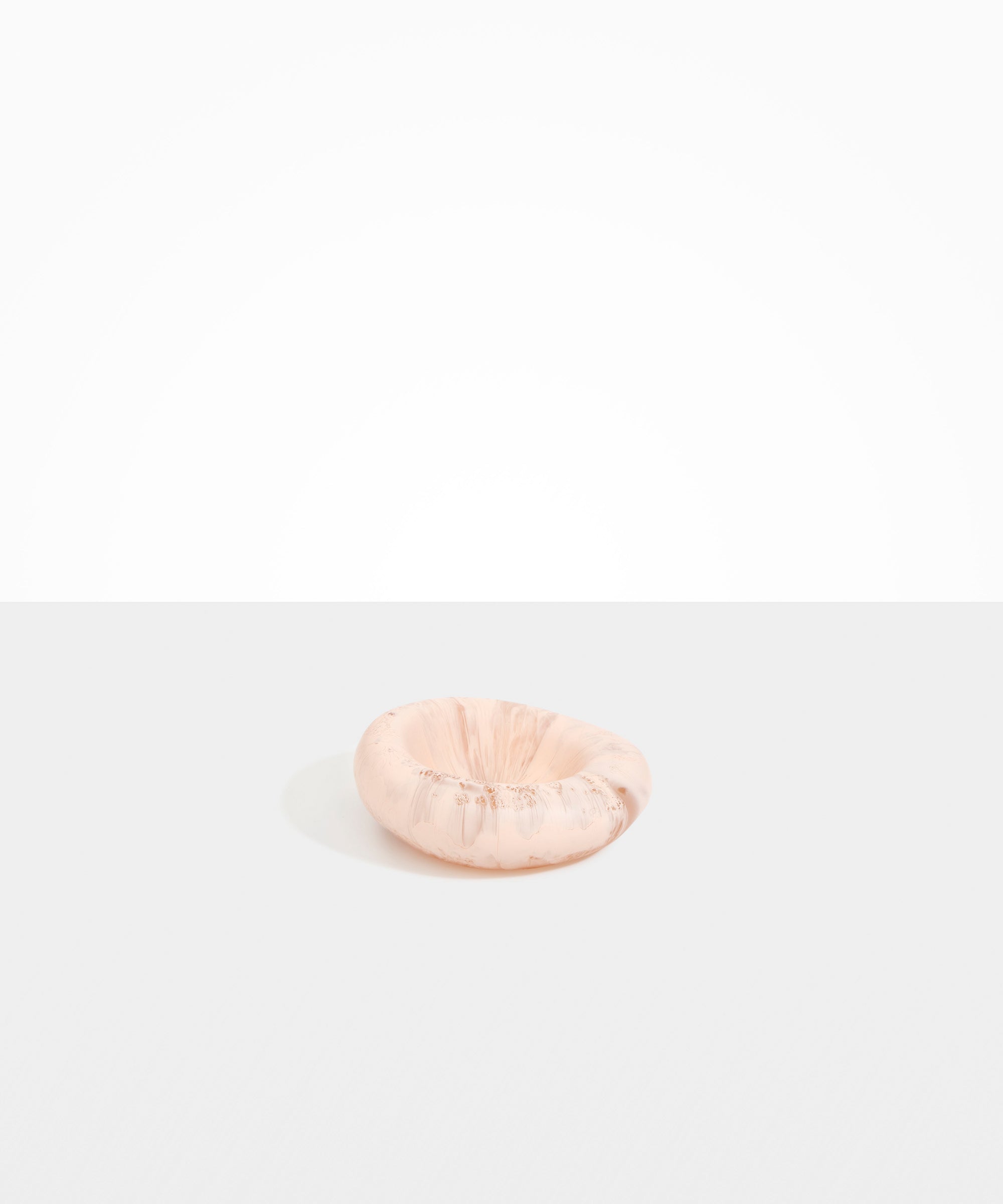 Dinosaur Designs Drift Dish in Rose Swirl Colour resin
