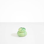 Dinosaur Designs Medium Pebble Jar in Grass Colour resin