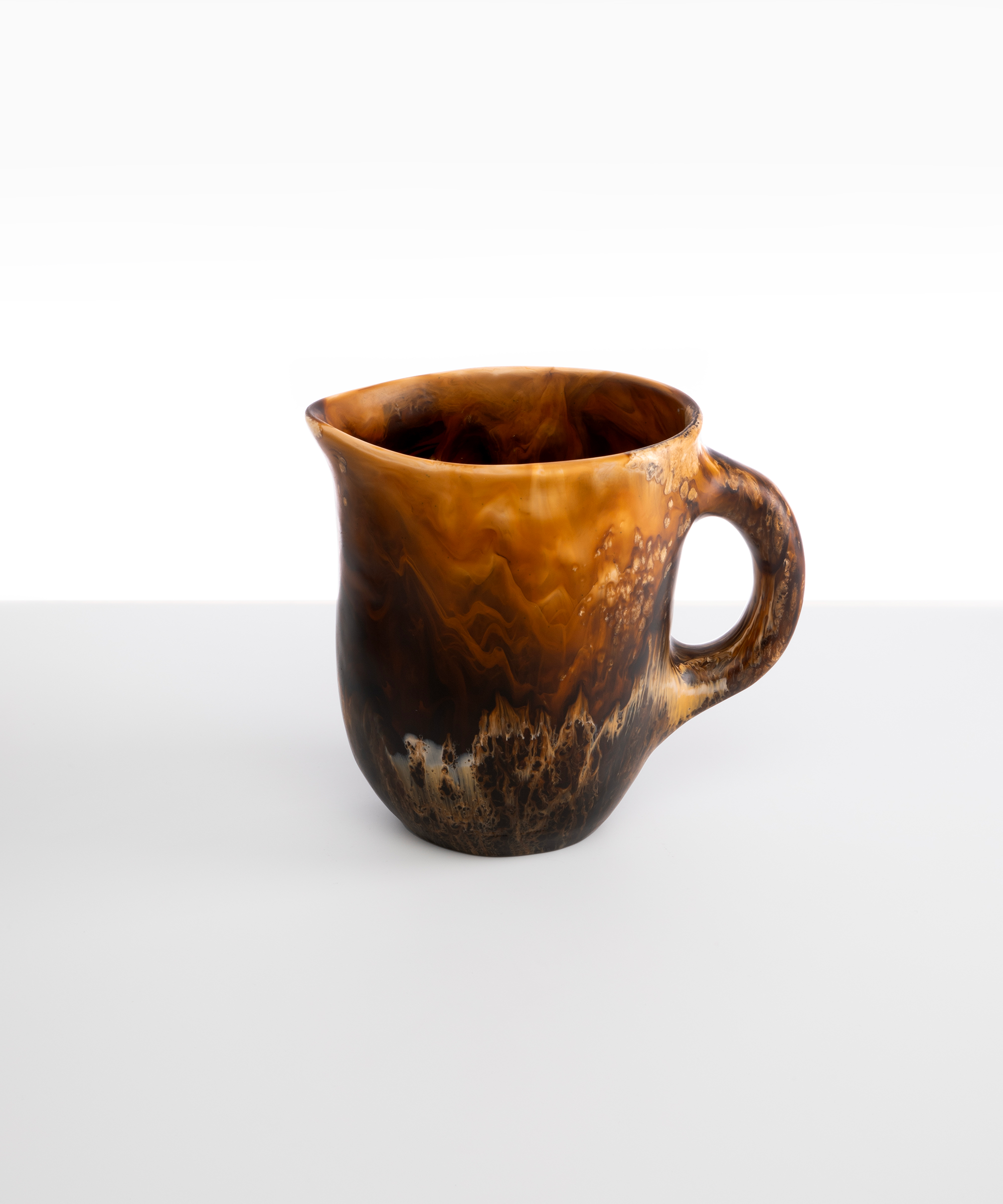 Dinosaur Designs Large Rock Jug in Dark Horn Colour resin