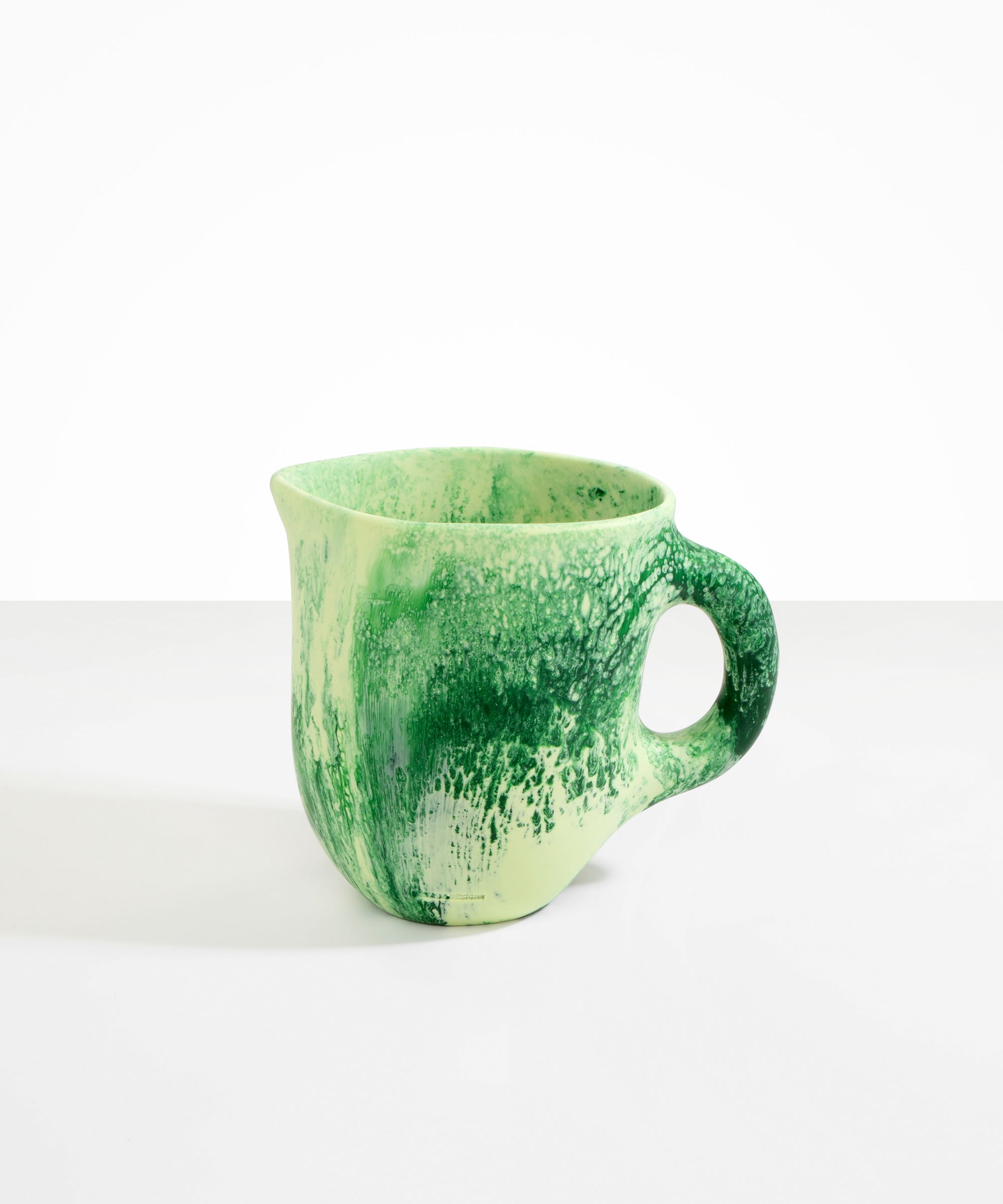 Dinosaur Designs Large Rock Jug in Grass Colour resin