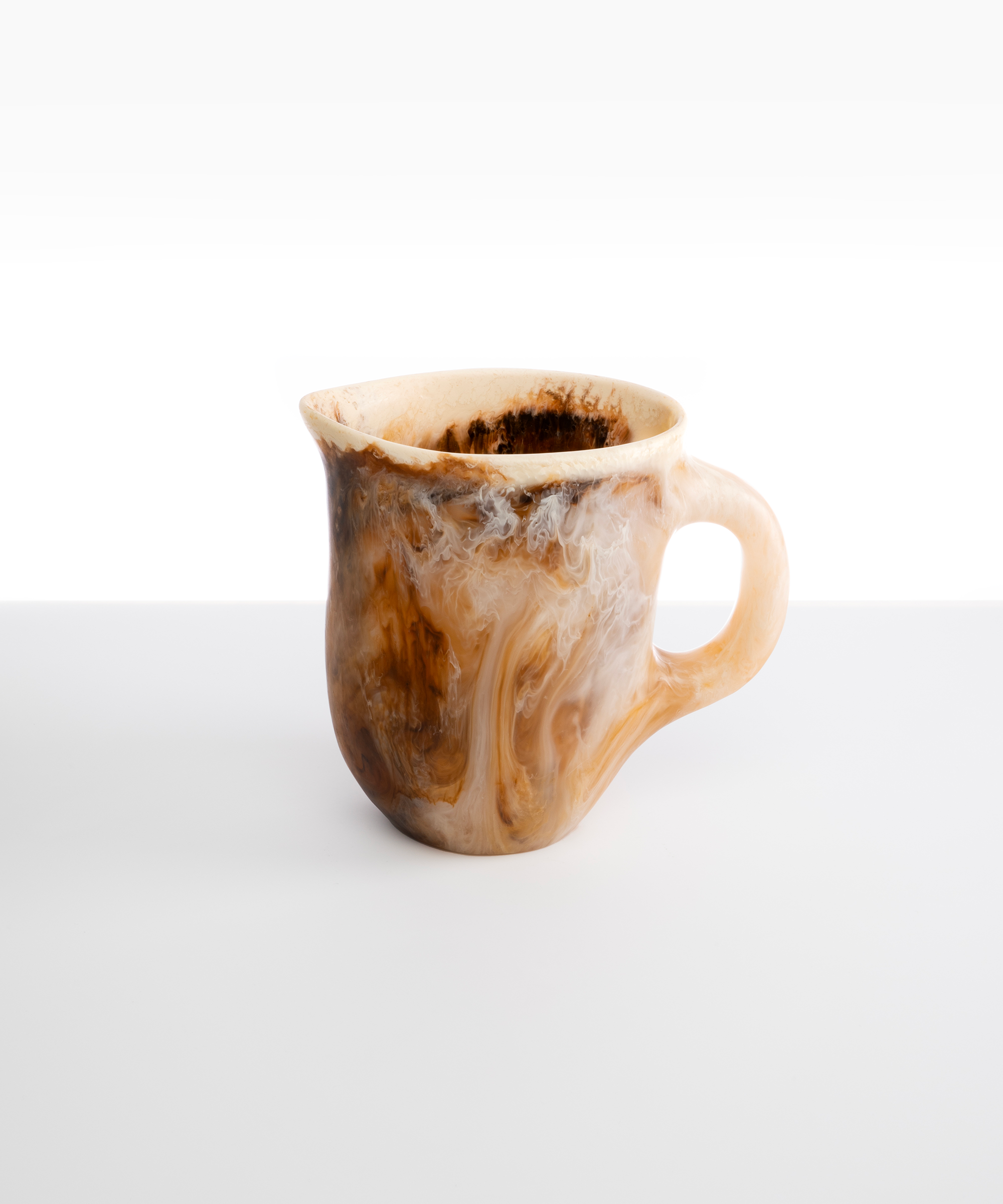 Dinosaur Designs Large Rock Jug in Light Horn Colour resin